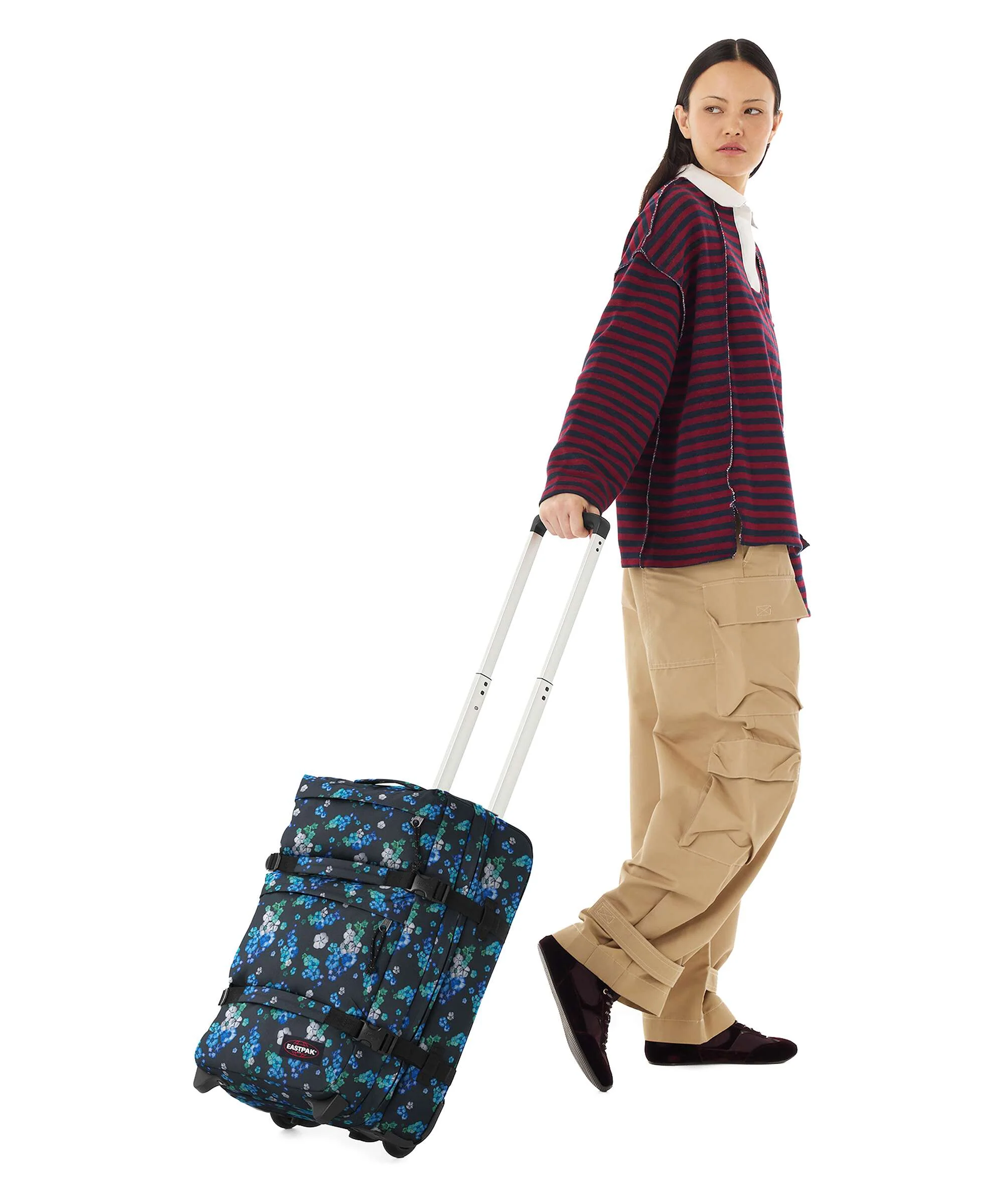 Eastpak Transit'R Plus Core S Torba podróżna na kółkach floral bloom/black - Image 3