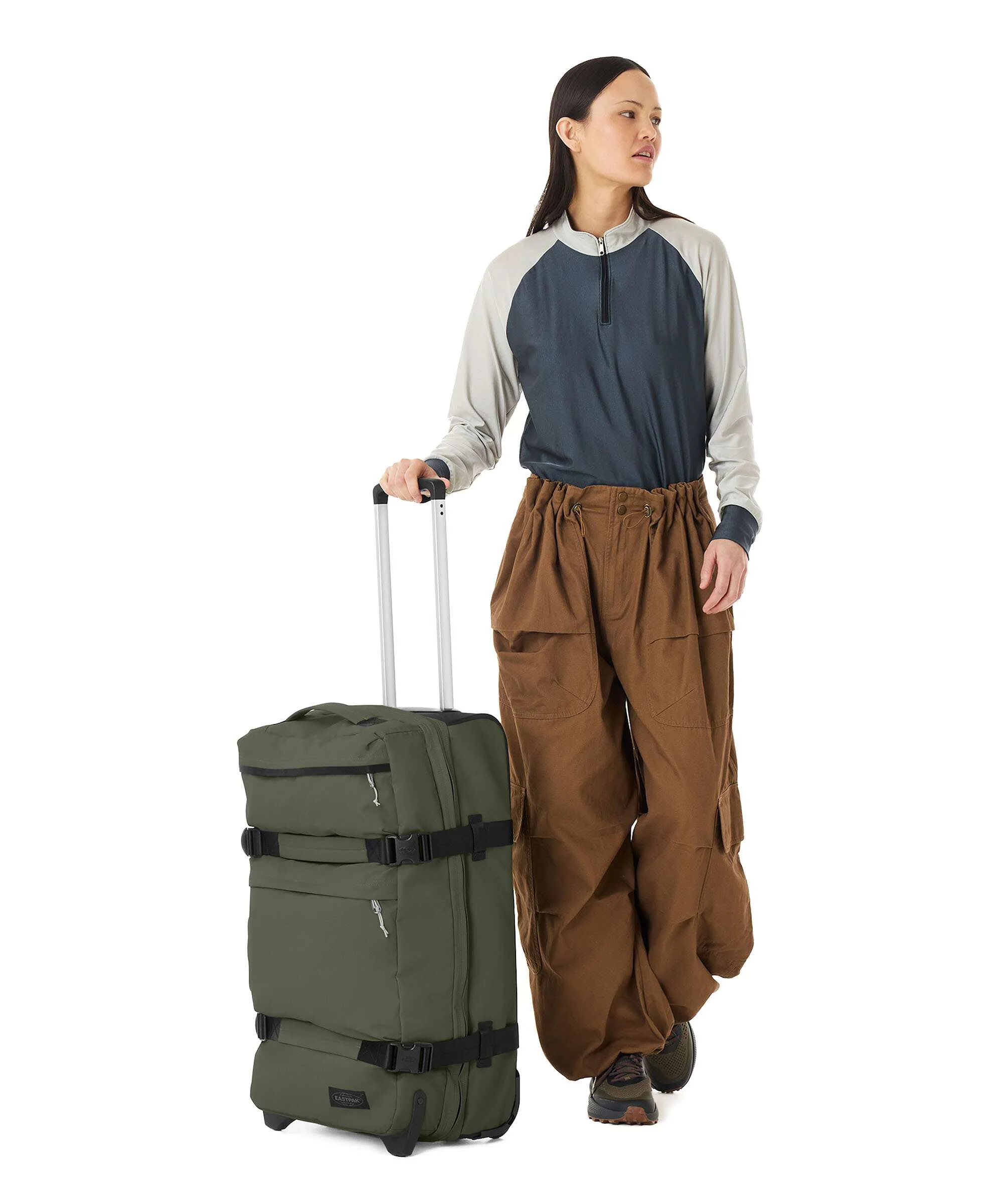 Eastpak Transit'R Plus Tarp M Torba podróżna na kółkach forest - Image 3