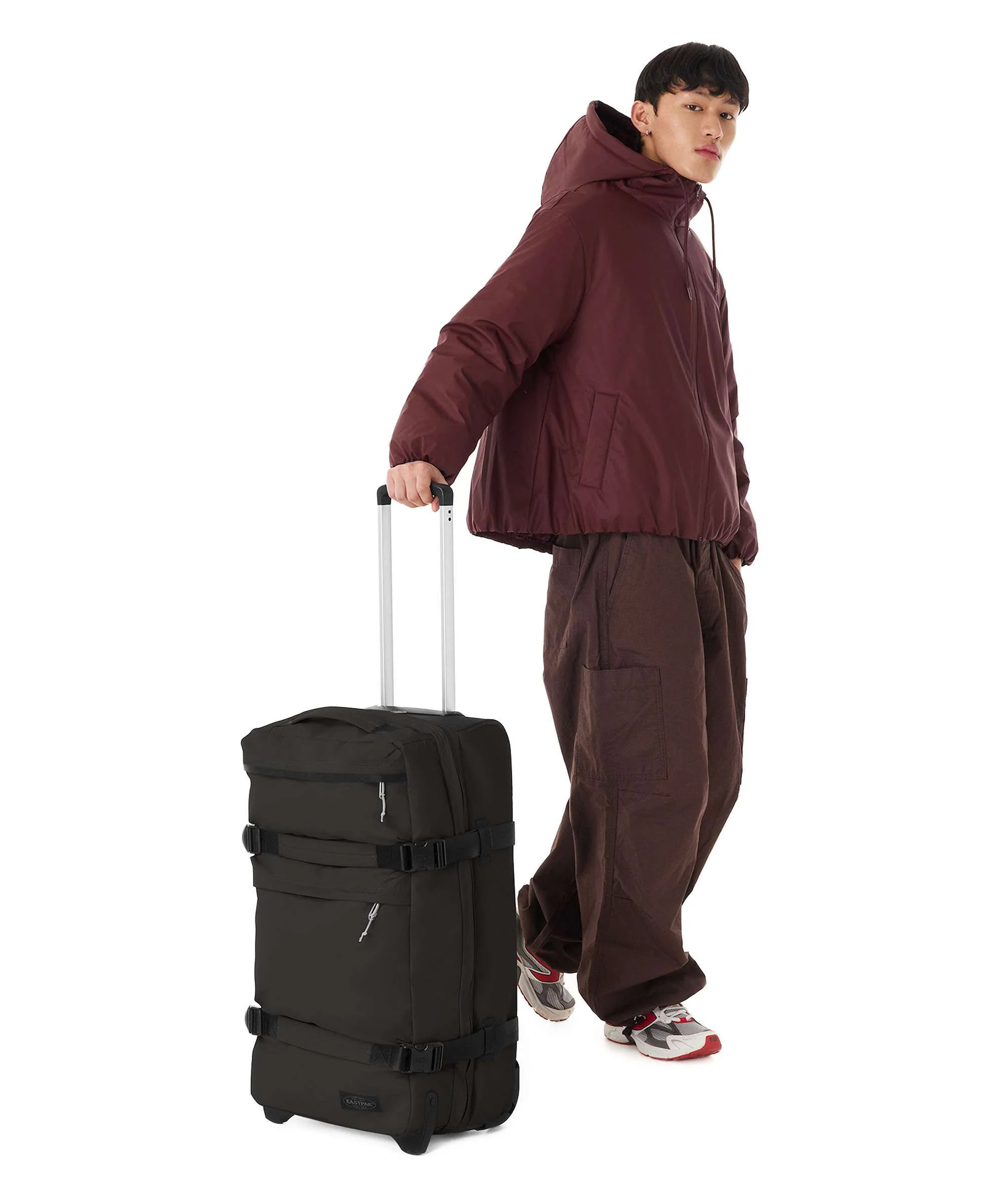 Eastpak Transit'R Plus Tarp M Torba podróżna na kółkach black - Image 3