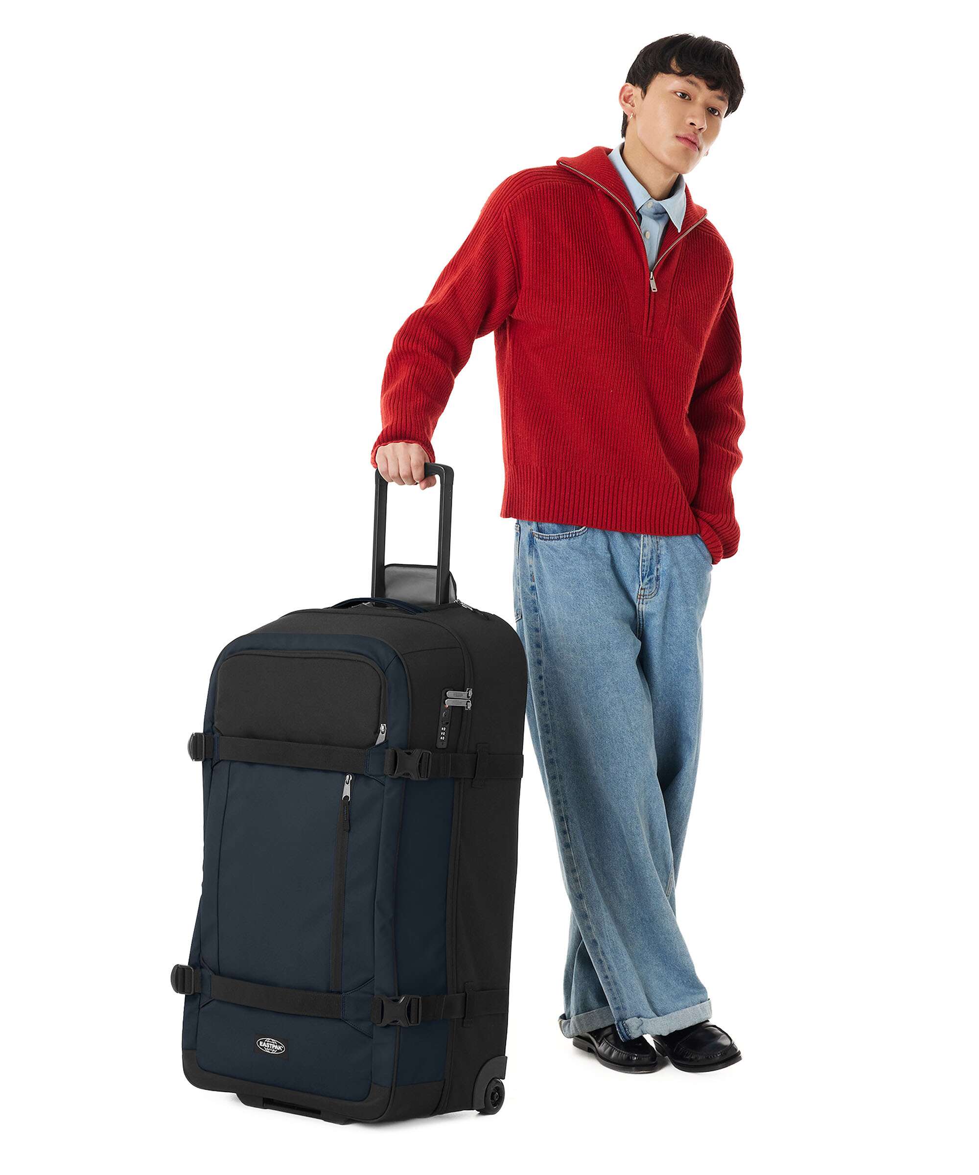 Eastpak Transit'R Pro Core L Torba podróżna na kółkach navy/pro coated - Image 3