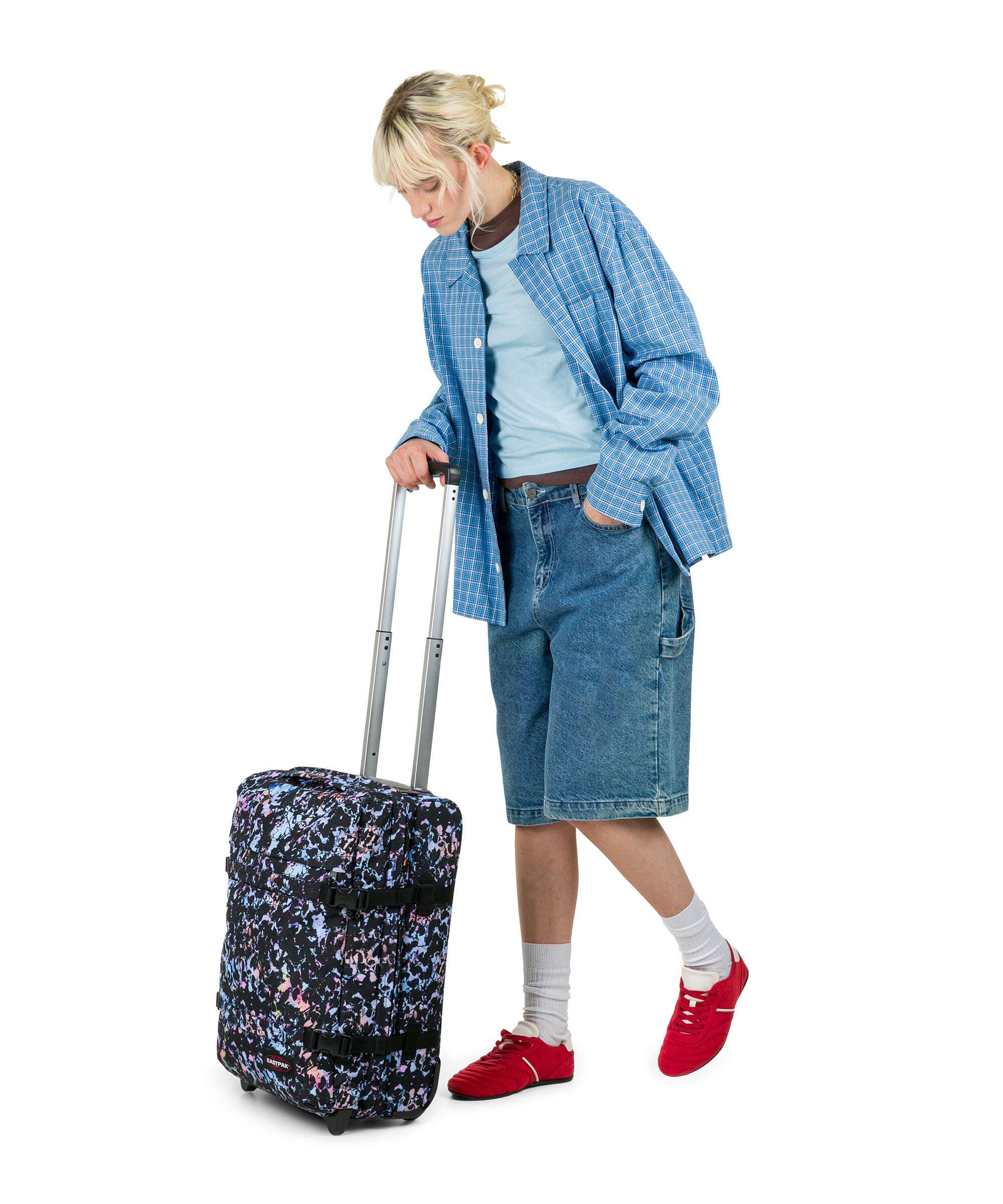 Eastpak Transit'R S Torba podróżna na kółkach camouflora light - Image 3