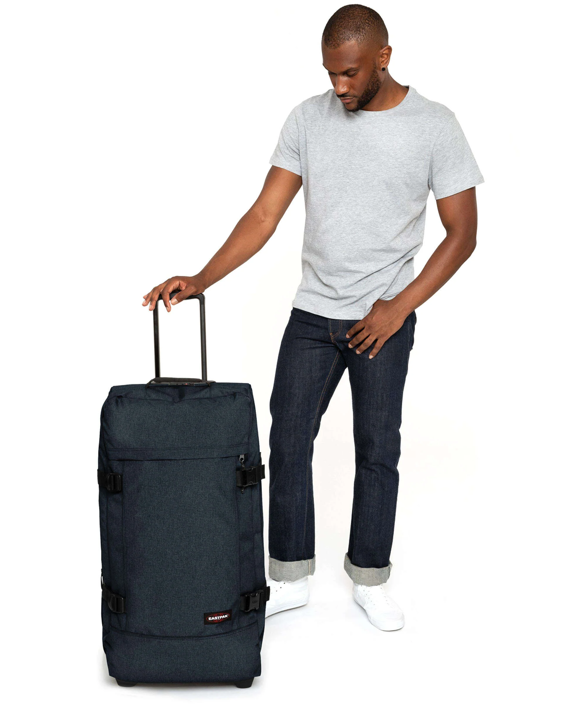 Eastpak Tranverz L Torba podróżna na kółkach triple denim - Image 3