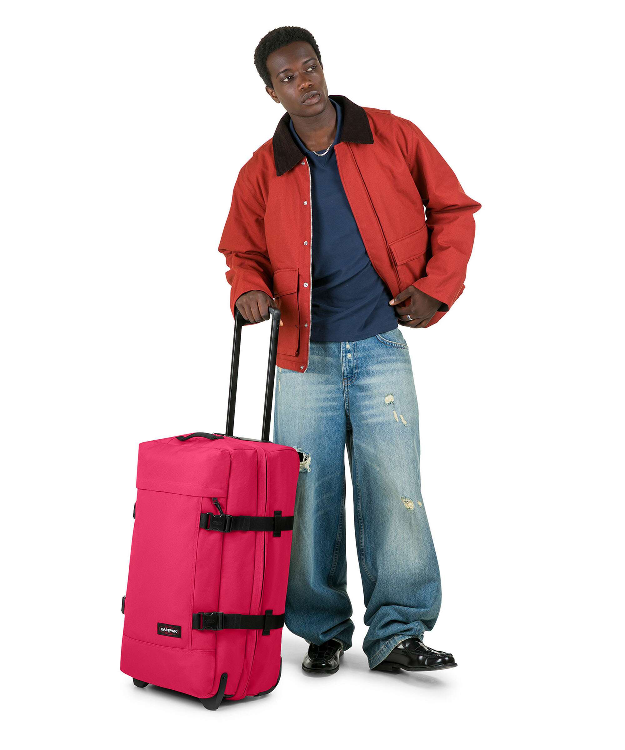 Eastpak Tranverz M Torba podróżna na kółkach saffron red - Image 3