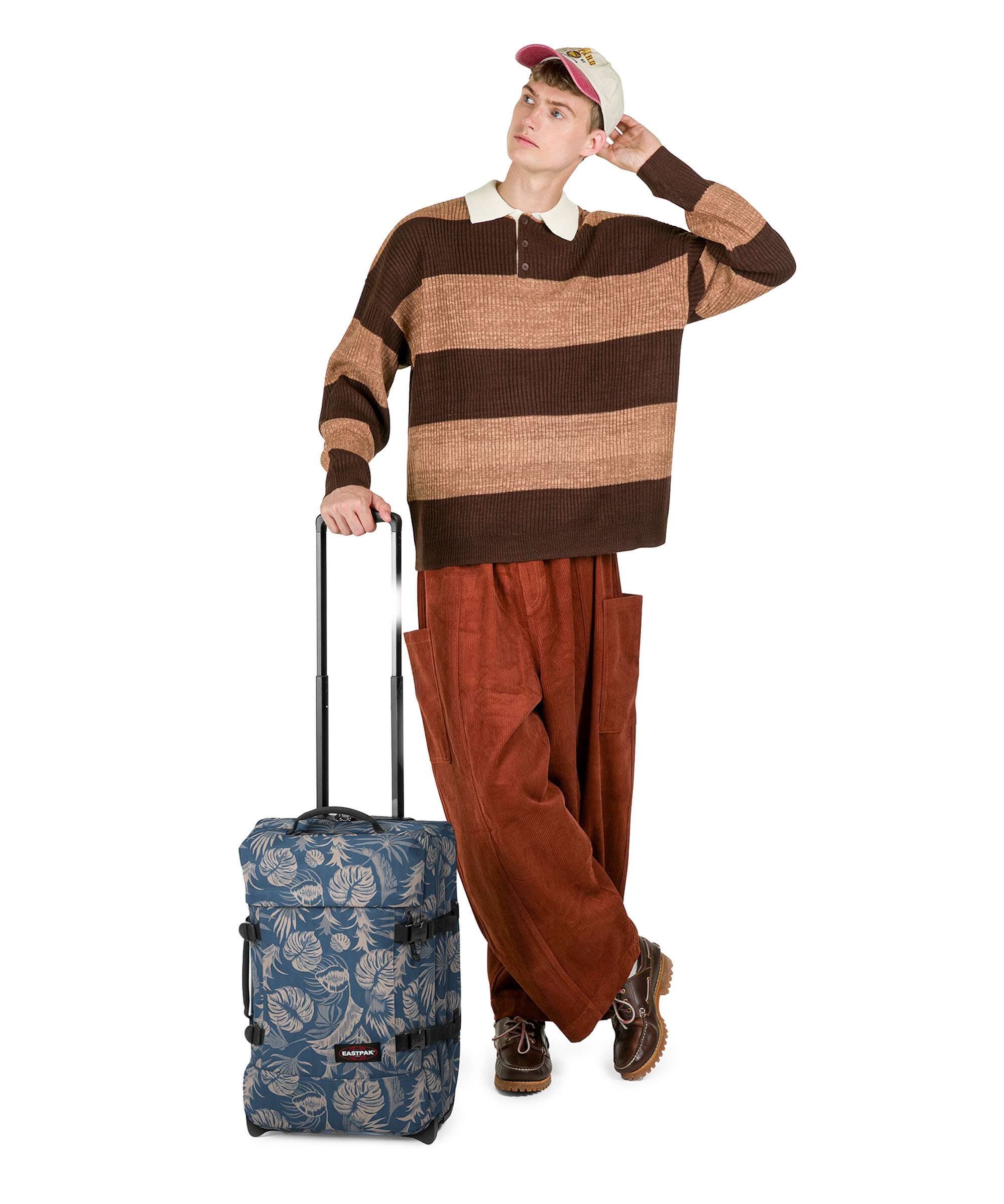 Eastpak Tranverz S Torba podróżna na kółkach brize blue beige - Image 3