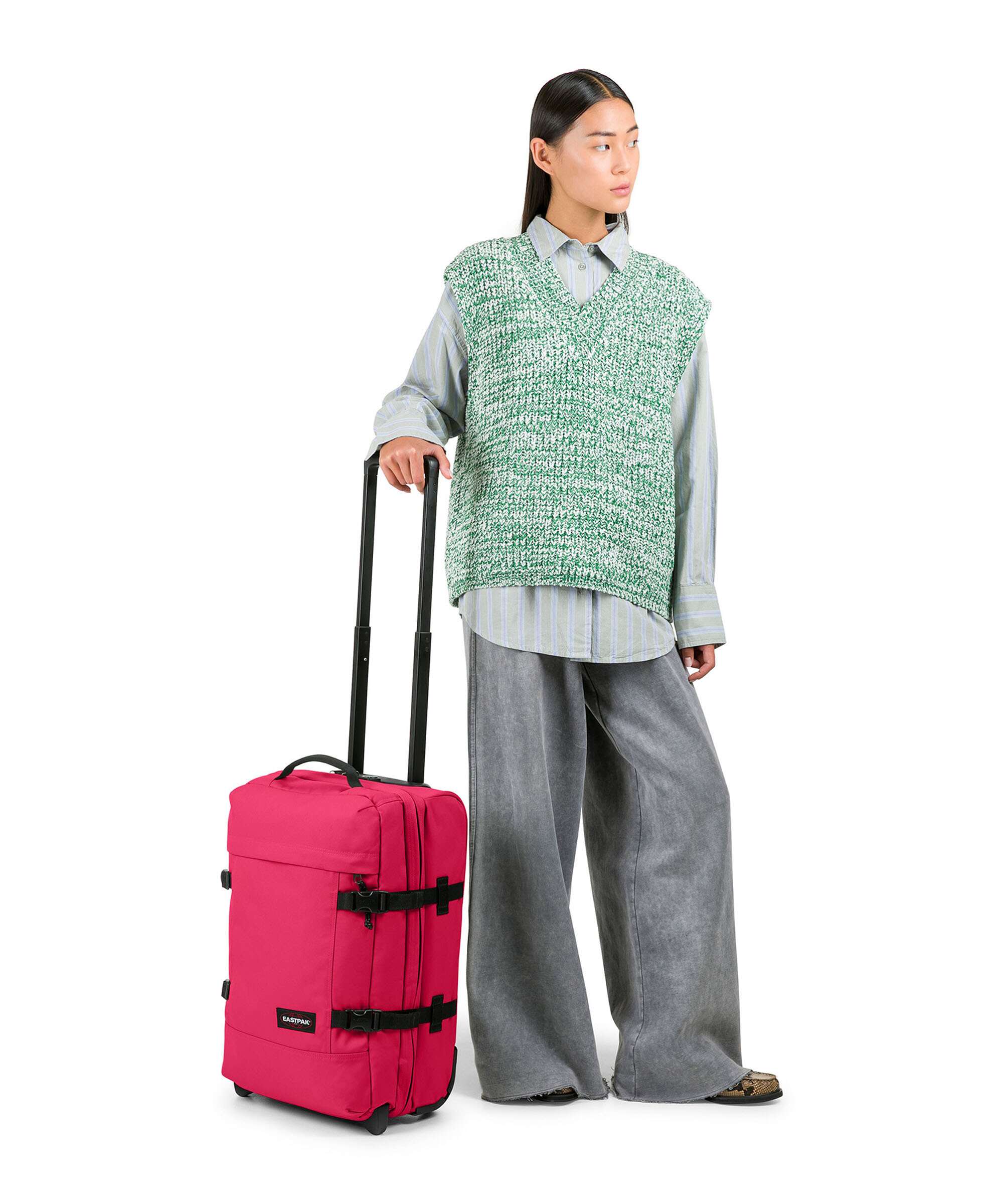 Eastpak Tranverz S Torba podróżna na kółkach saffron red - Image 3