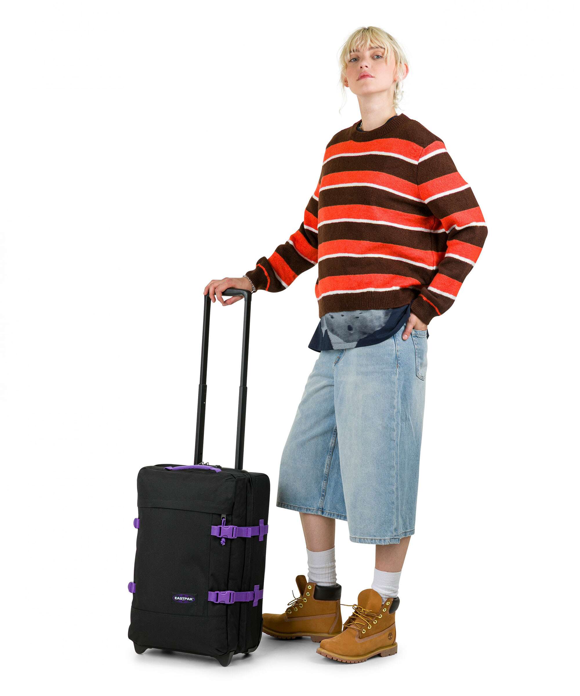 Eastpak Tranverz S Torba podróżna na kółkach kontrast vineyard - Image 3