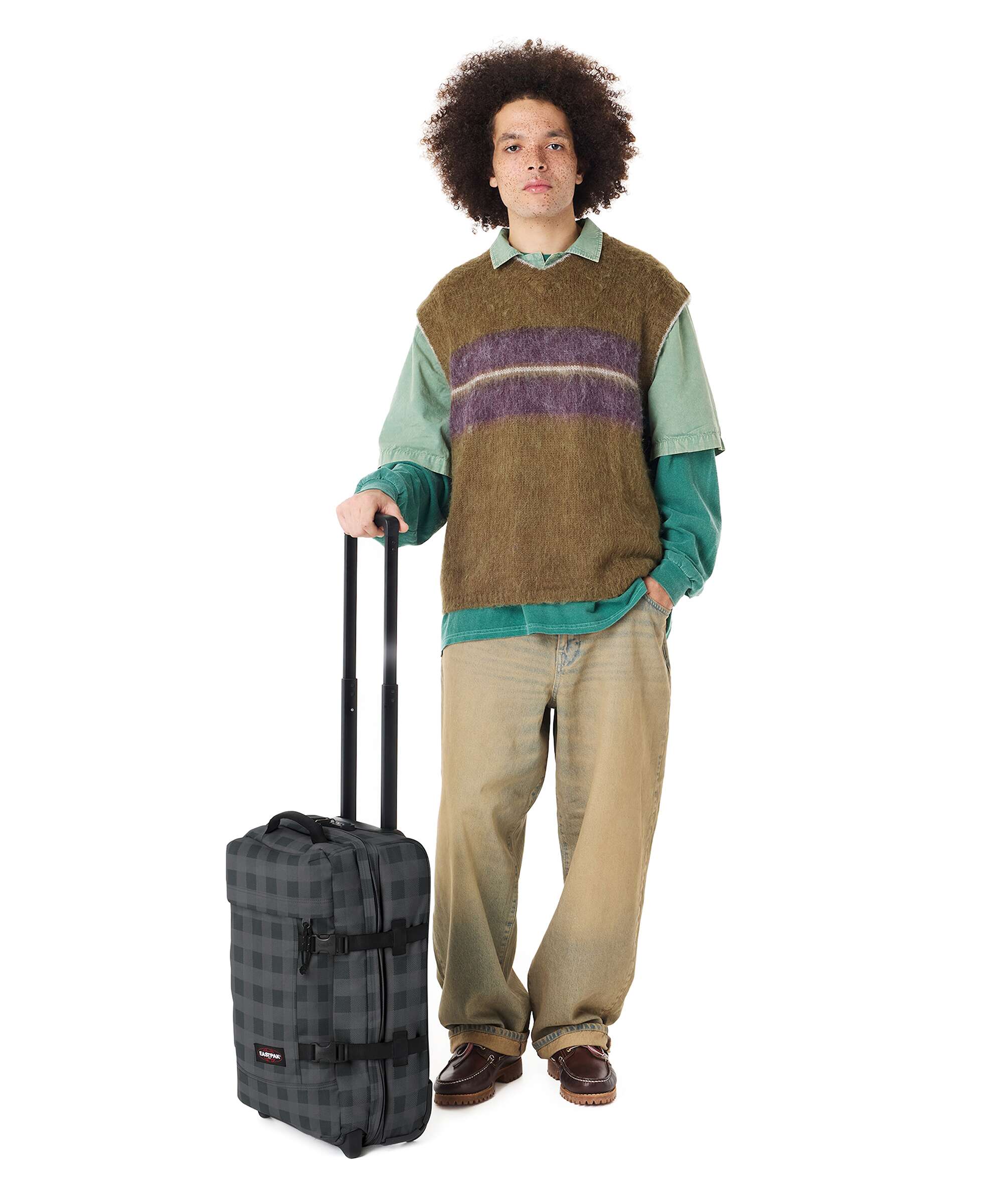 Eastpak Tranverz S Torba podróżna na kółkach grey - Image 3