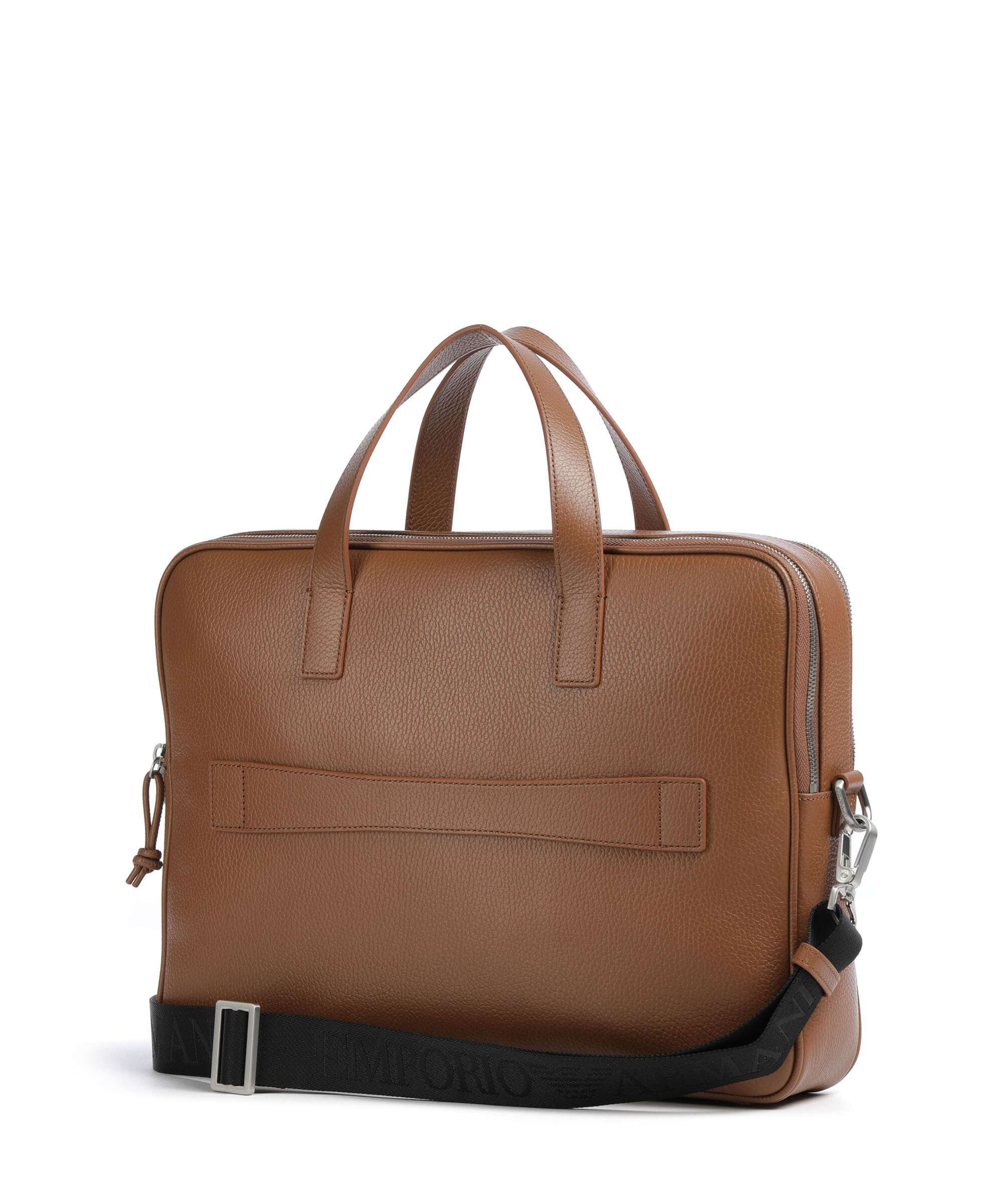 Emporio Armani Business Aktówka mocha bisque - Image 2