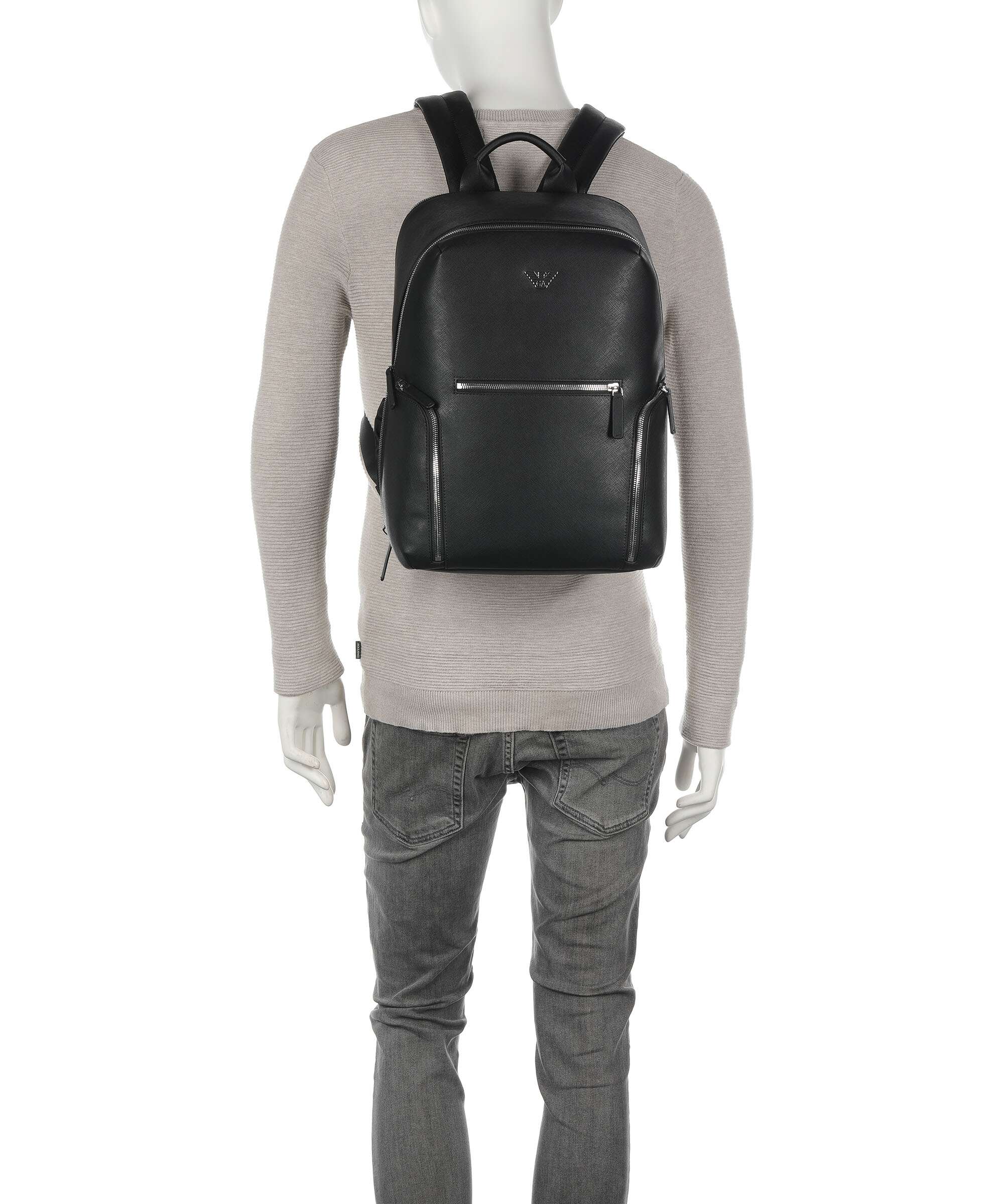 Emporio Armani Business Regenerated Plecak black - Image 3