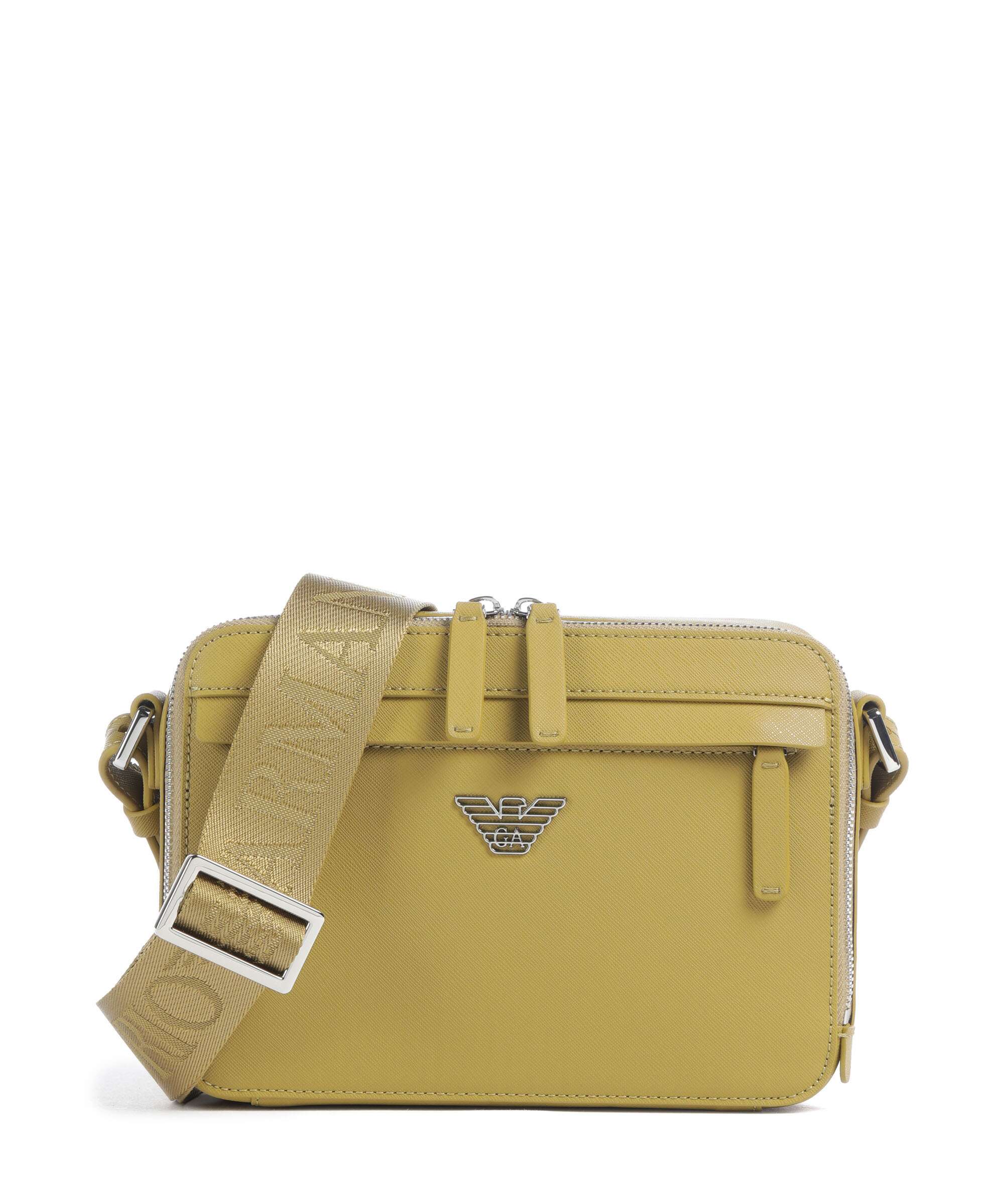Emporio Armani Business Regenerated Torba przez ramię ecru olive