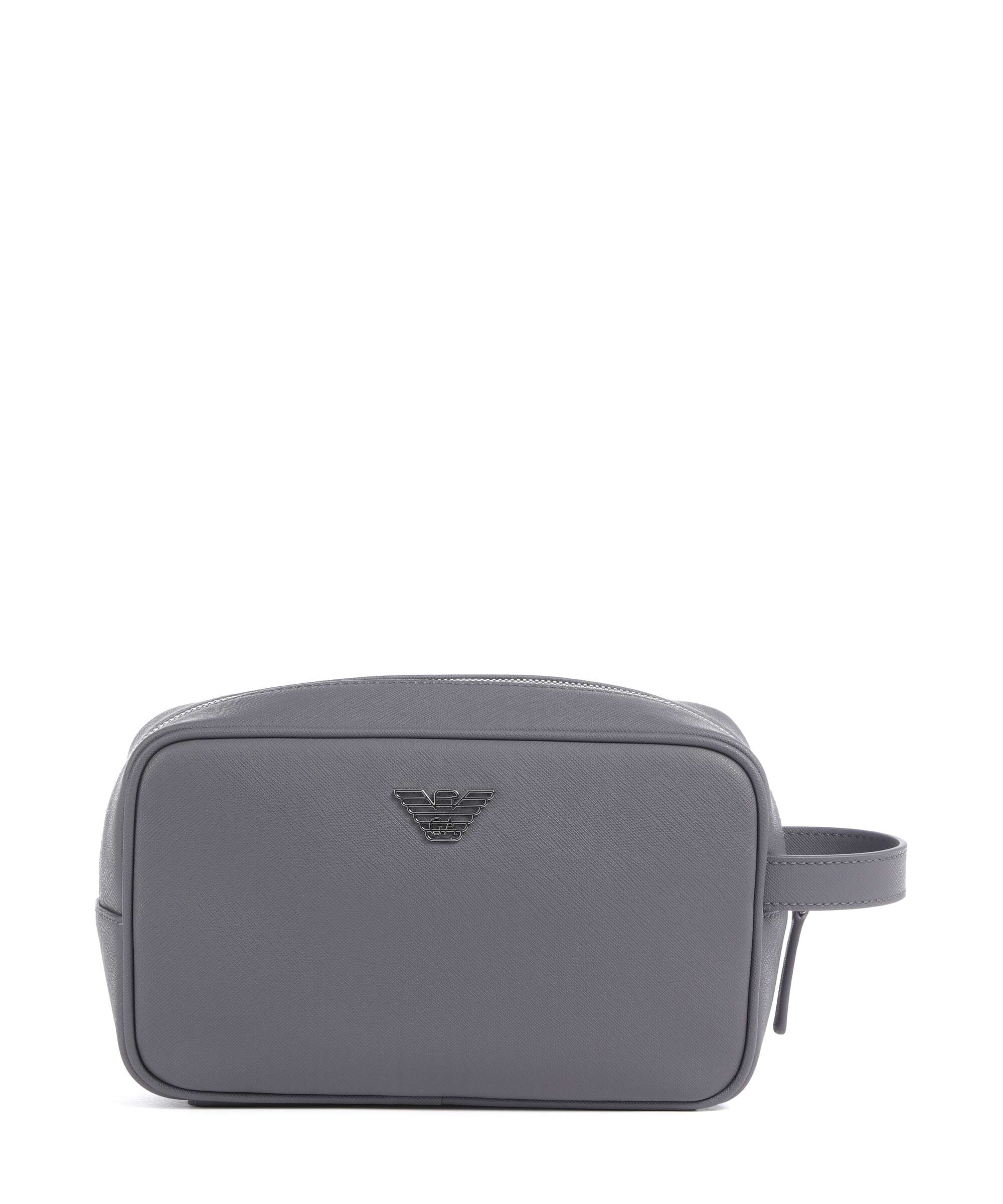 Emporio Armani Business Regenerated Torby toaletowe grey
