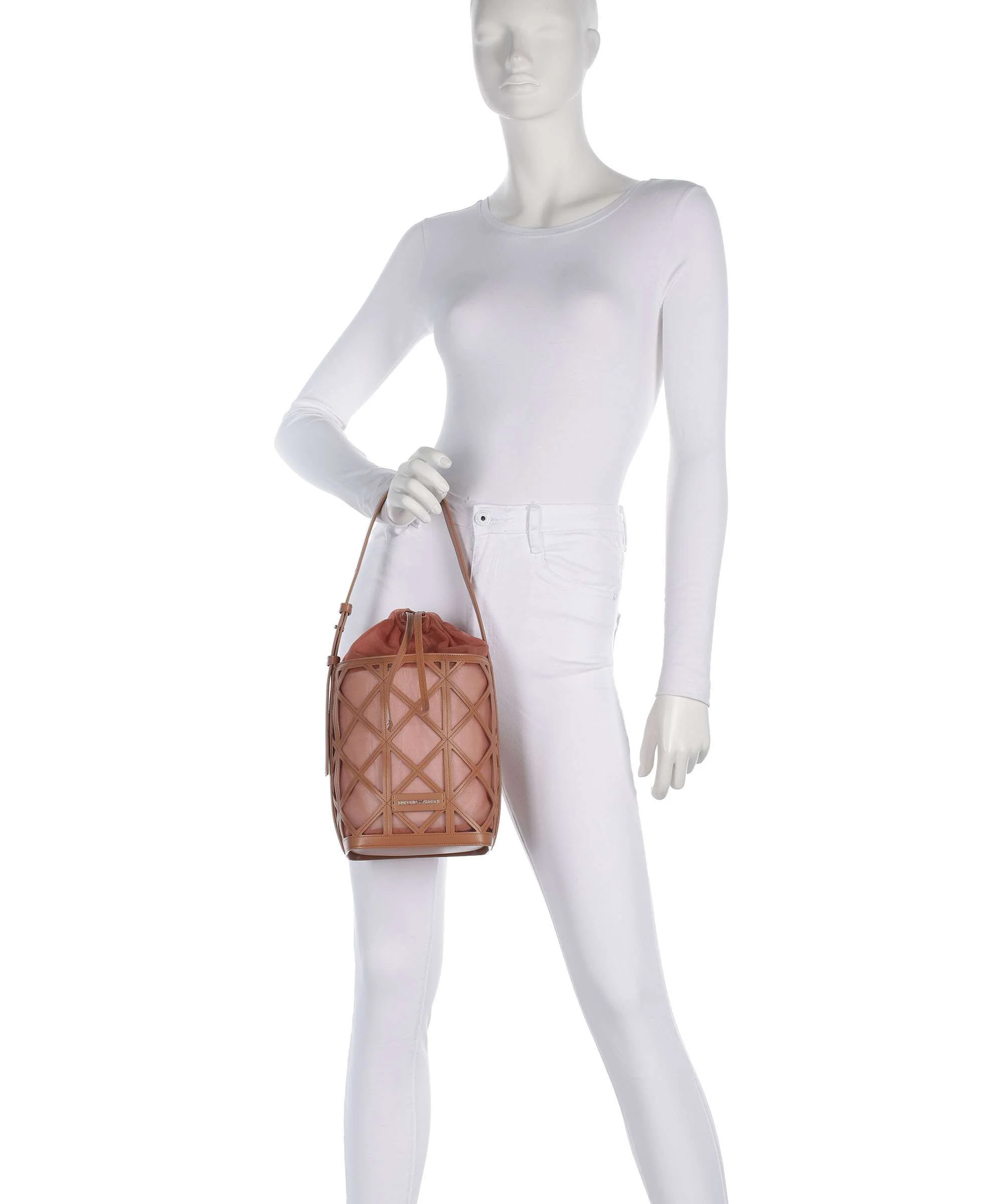 Emporio Armani Deva M Torebka worek terracotta - Image 4