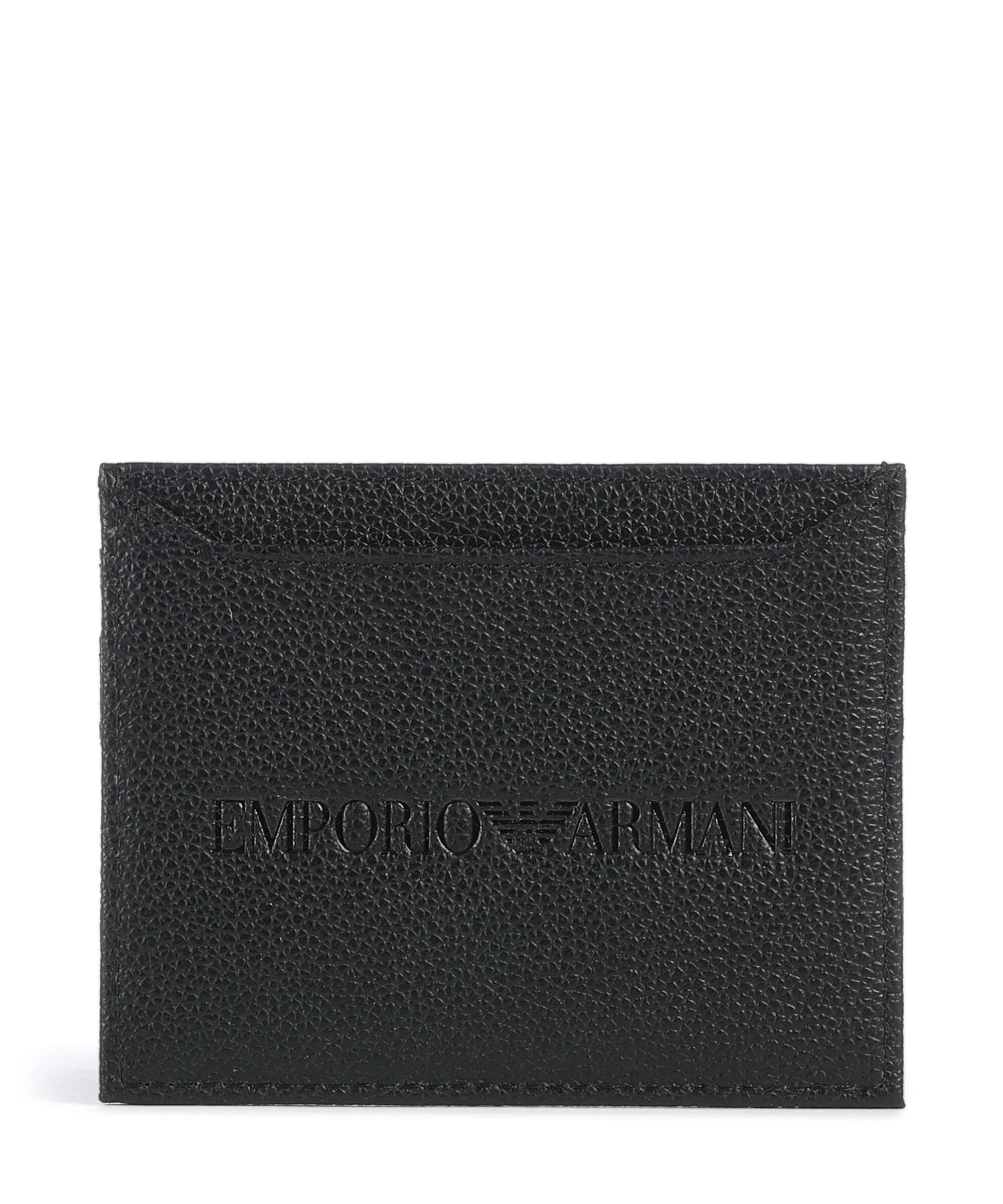 Emporio Armani Milano Etui na karty kredytowe black beauty