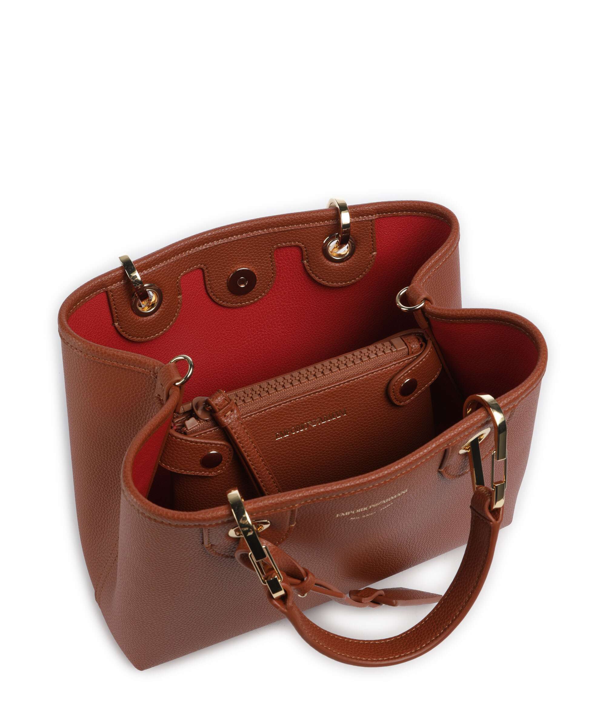 Emporio Armani My EA Torebka cuoio/rosso - Image 7