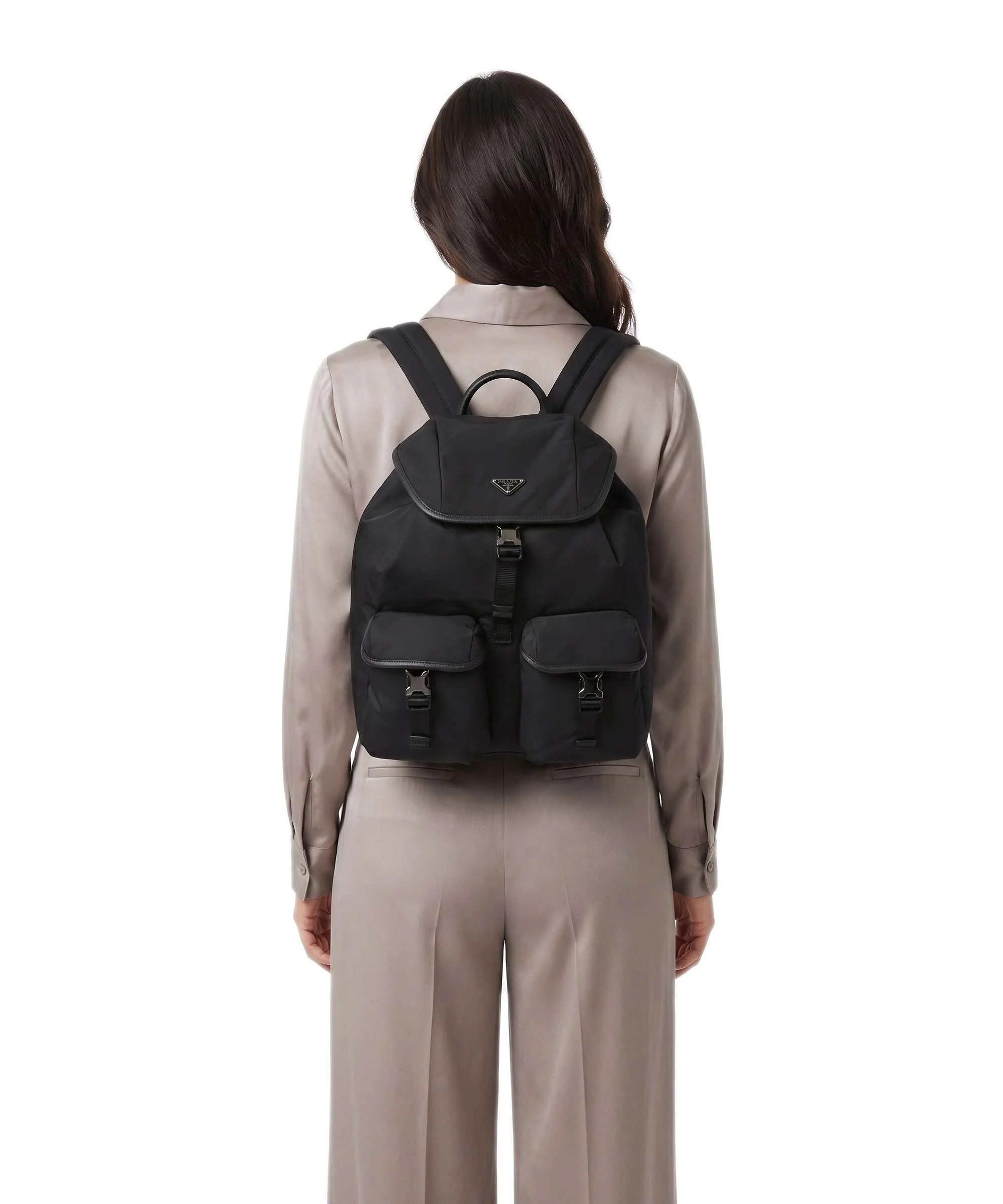 Emporio Armani Nylon Recycled Plecak black beauty - Image 3