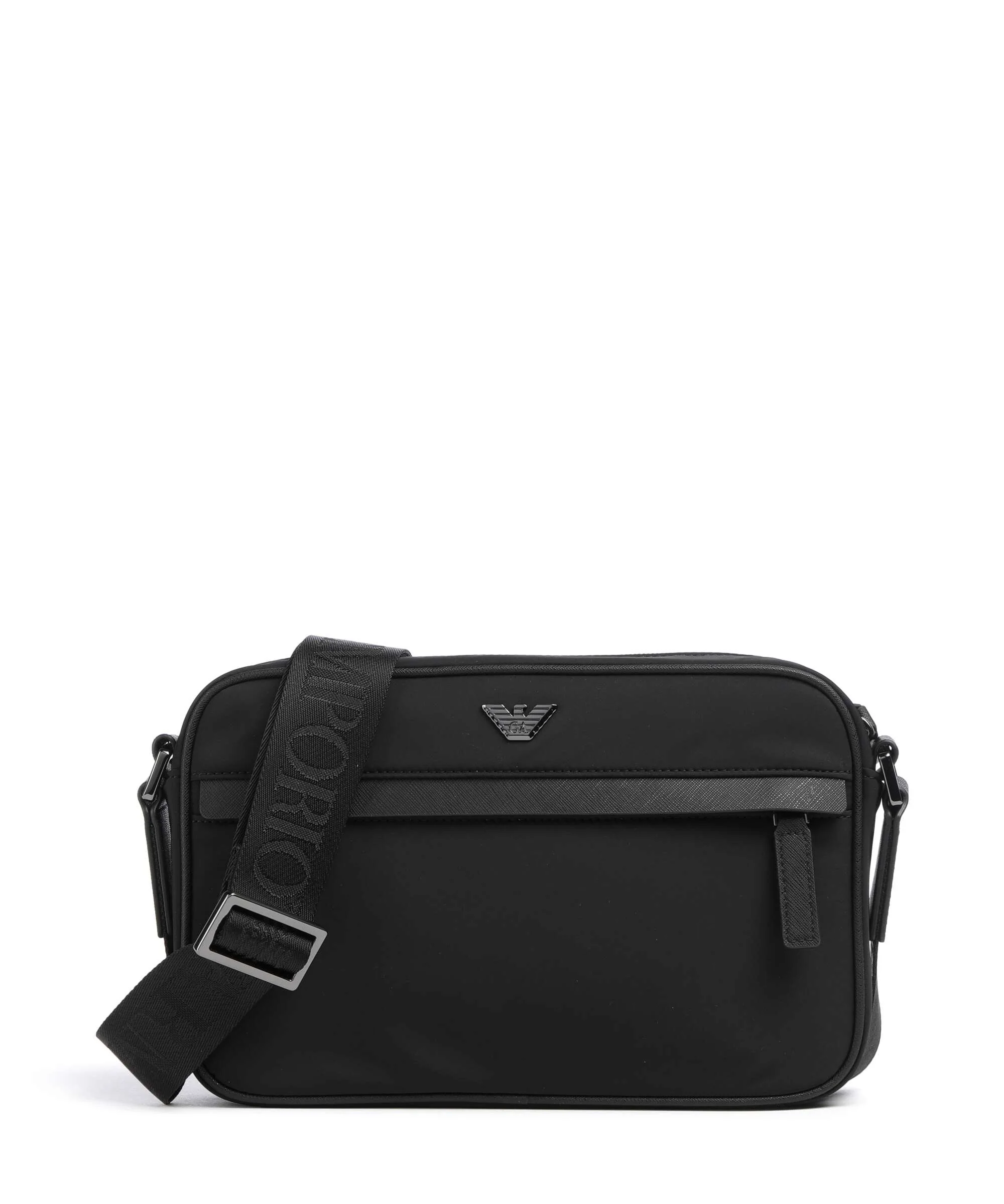 Emporio Armani Nylon Recycled Torba przez ramię black beauty