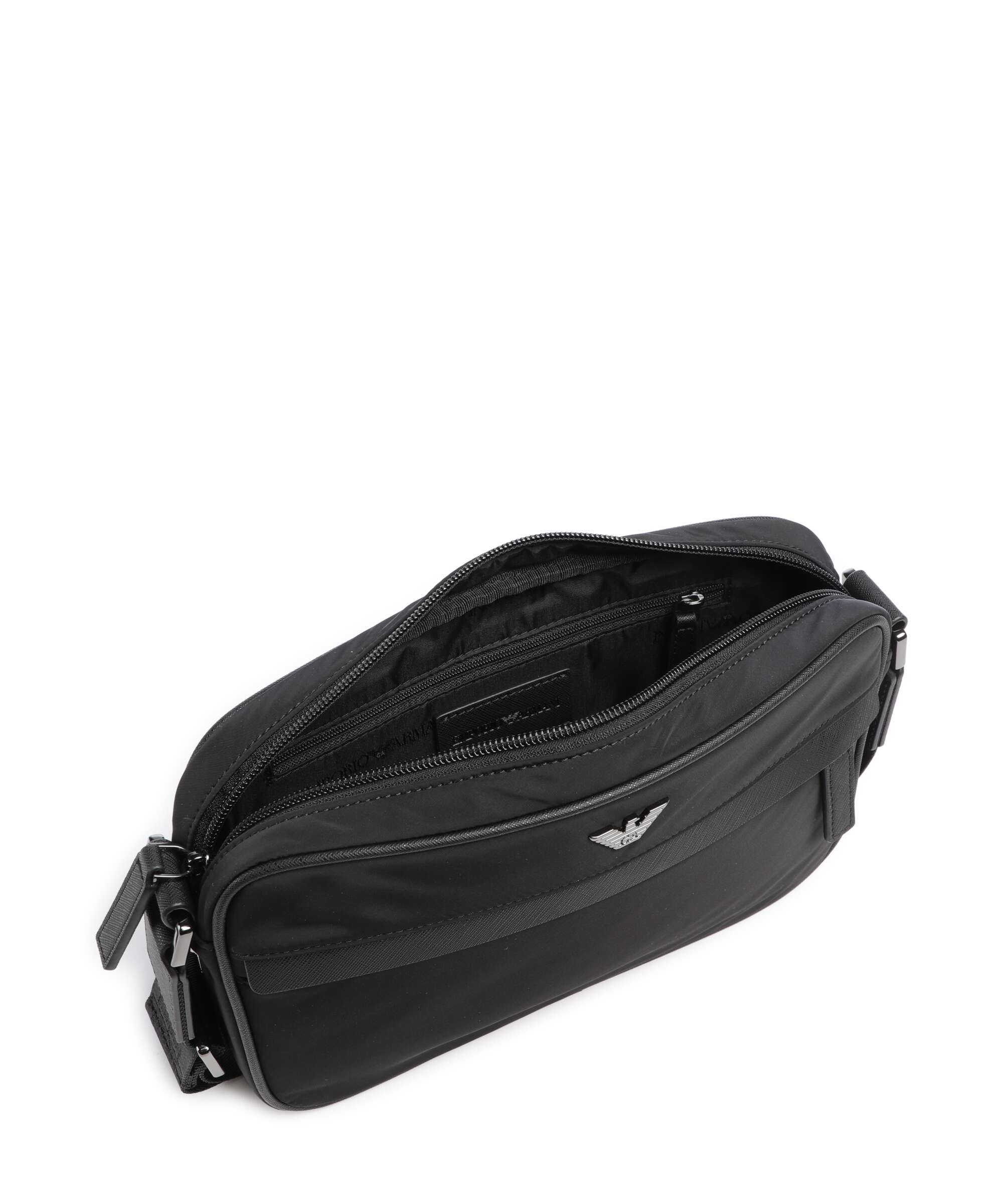 Emporio Armani Nylon Recycled Torba przez ramię black beauty - Image 6