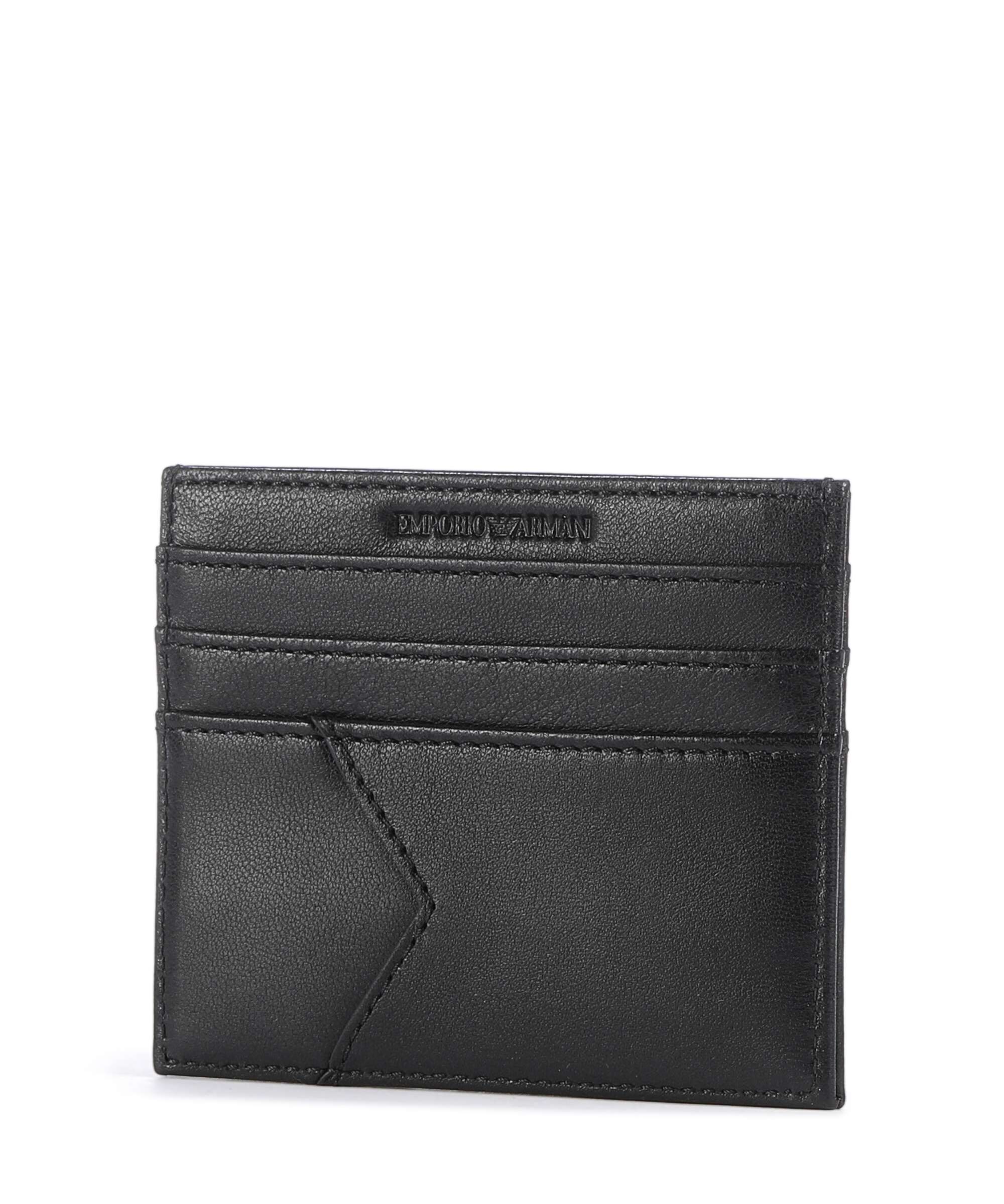Emporio Armani Premium Nappa Etui na karty kredytowe black beauty - Image 2