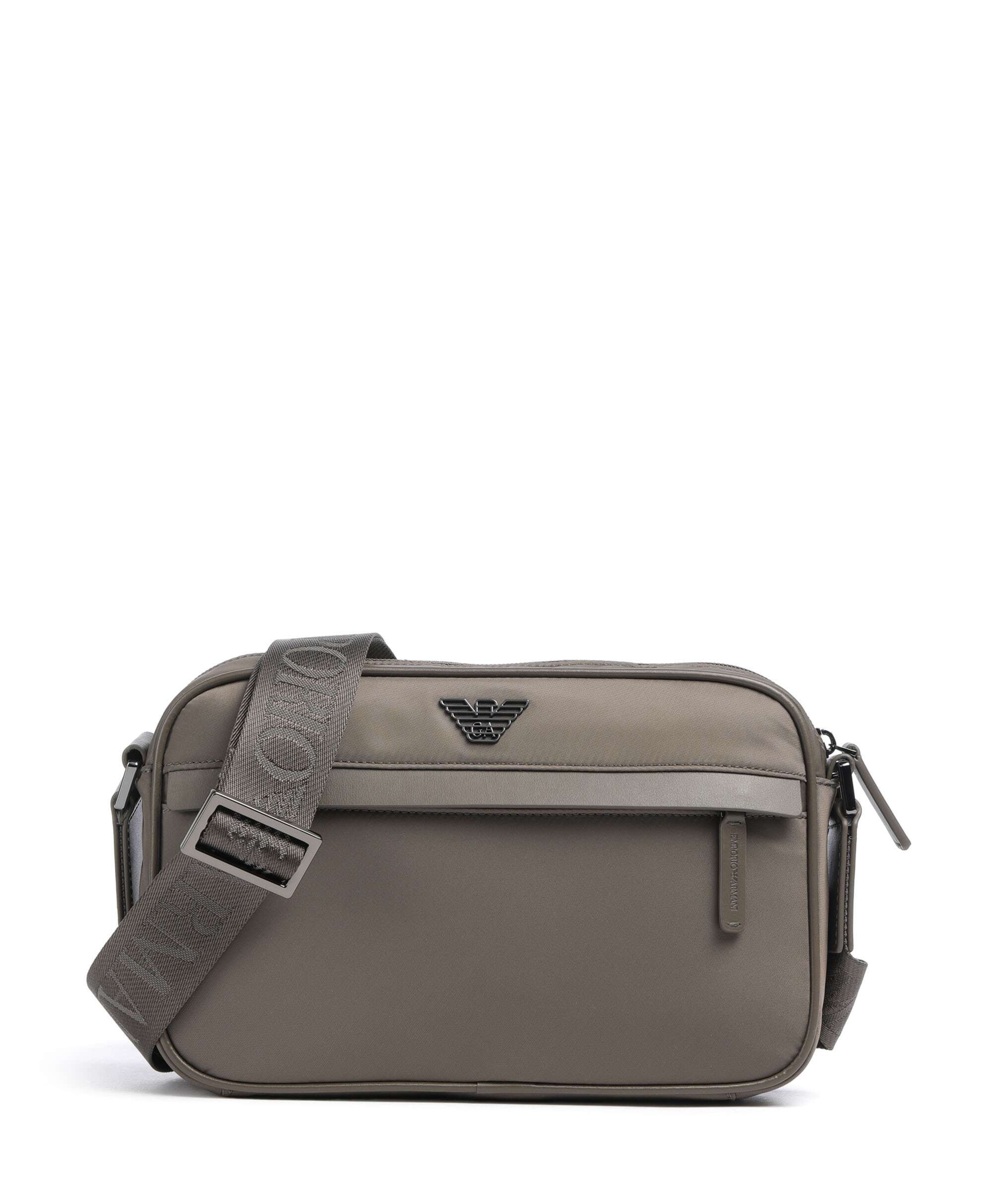 Emporio Armani Recycled Nylon Torba przez ramię major brown