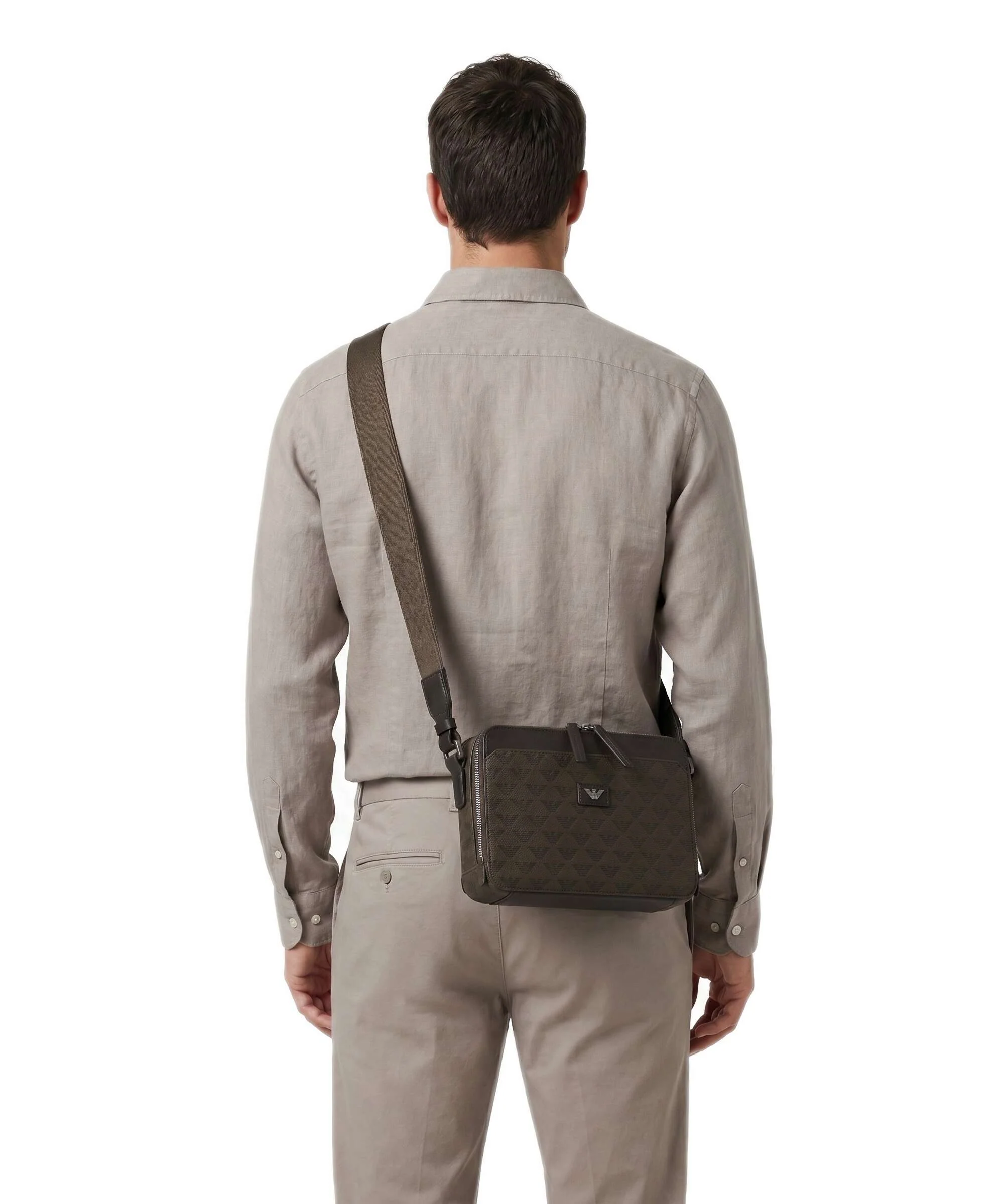 Emporio Armani Special Minorca Torba przez ramię dark olive - Image 3