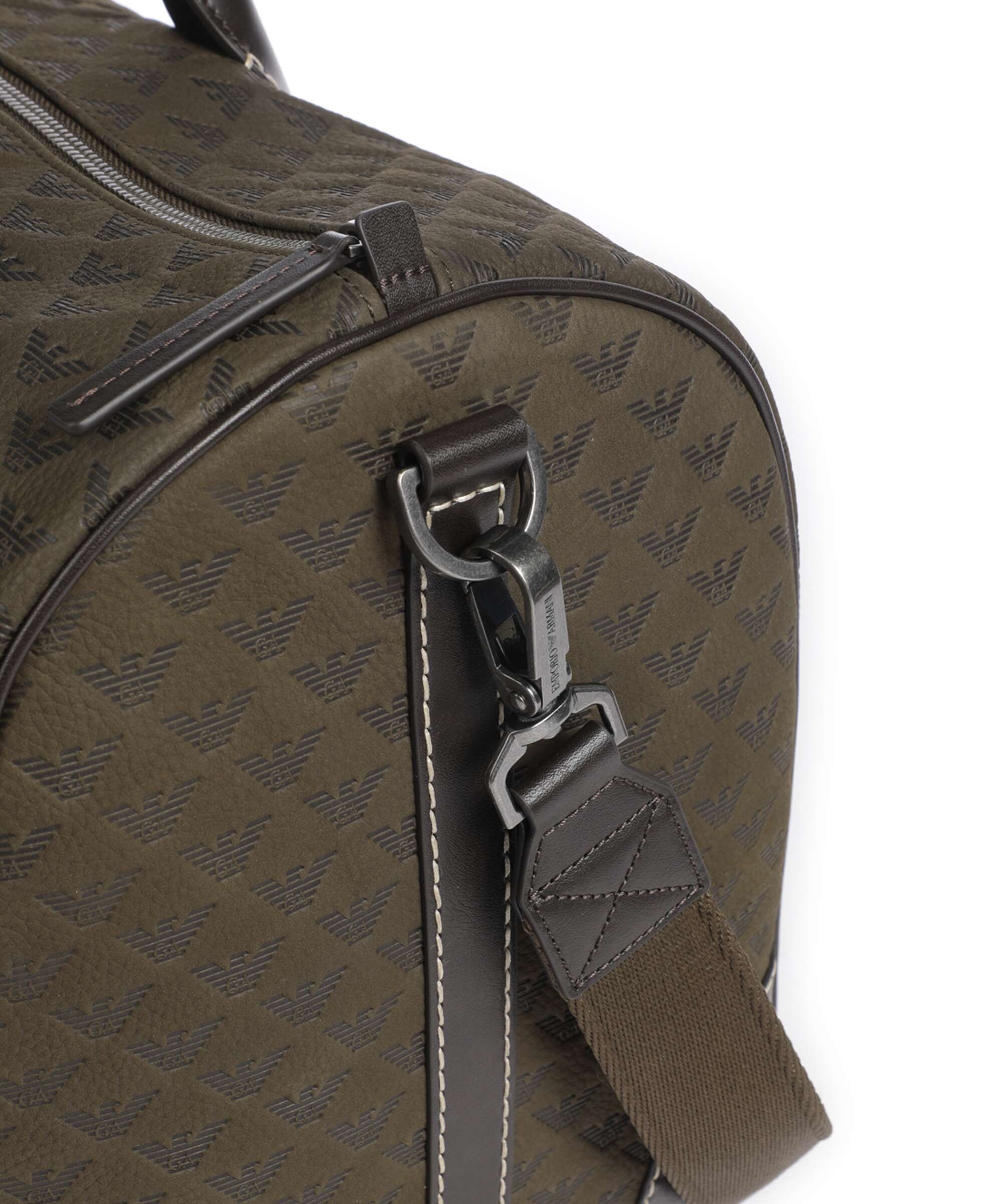 Emporio Armani Special Minorca Torba weekendowa dark olive - Image 3