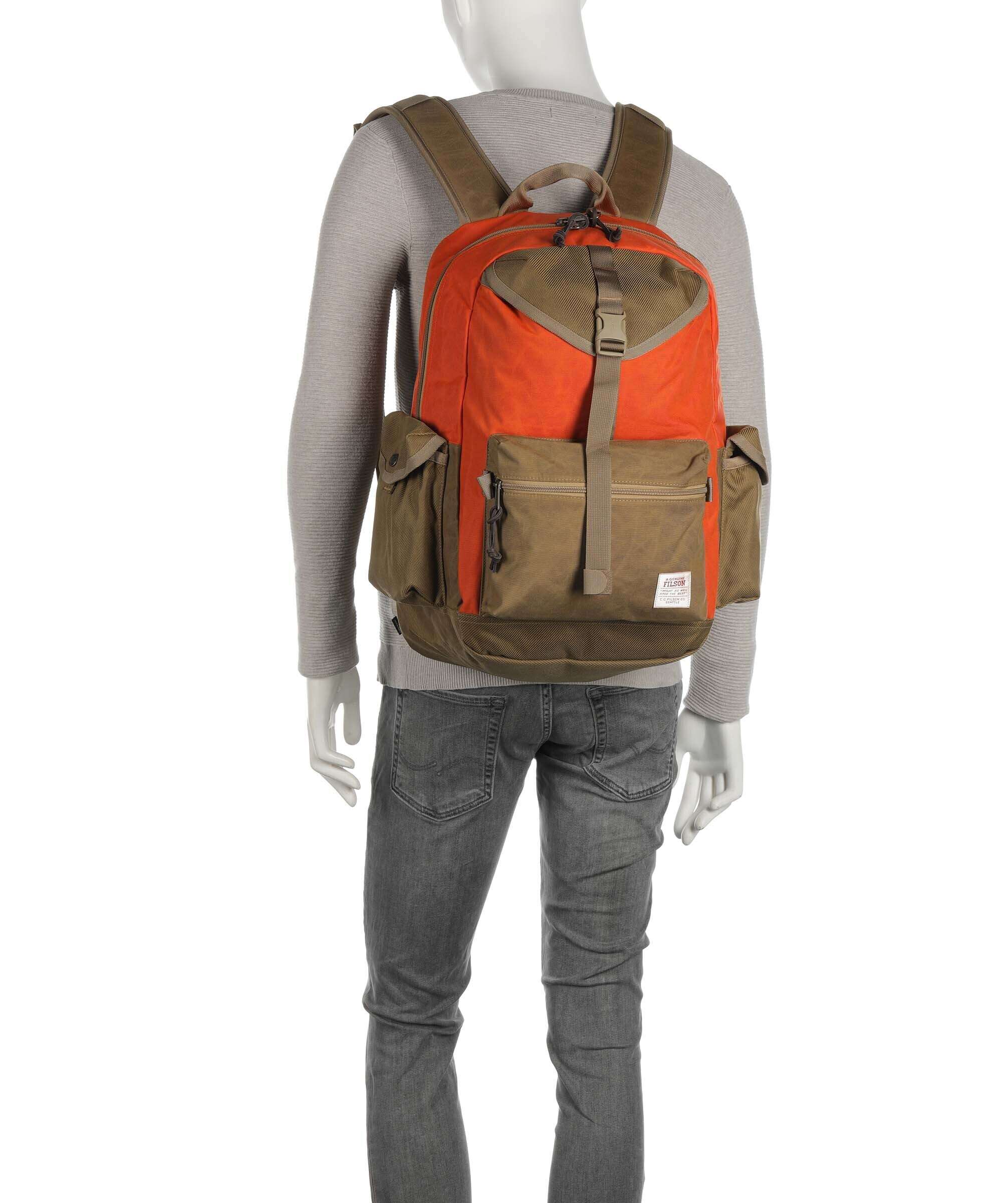 Filson Cordura Nylon Surveyor Plecak dark tan/flame - Image 4