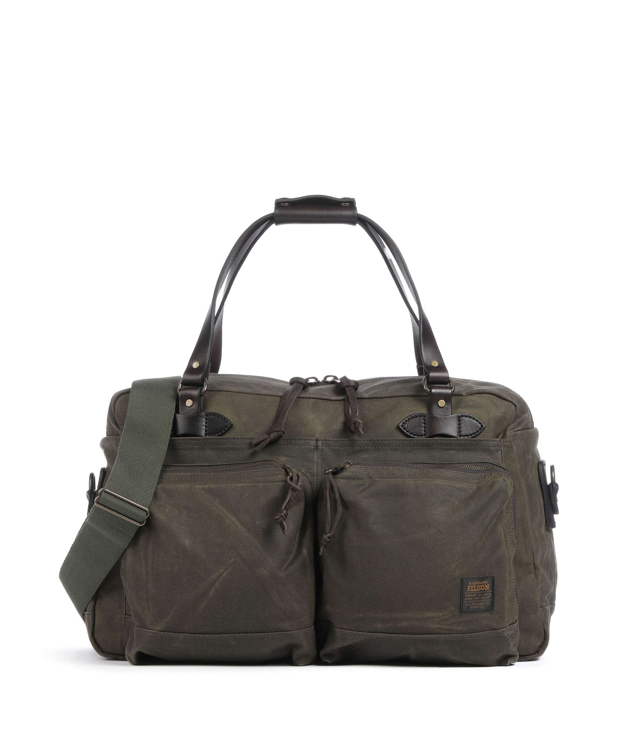 Filson Oil Finish Tin Cloth 24HR Duffle Torba weekendowa otter green