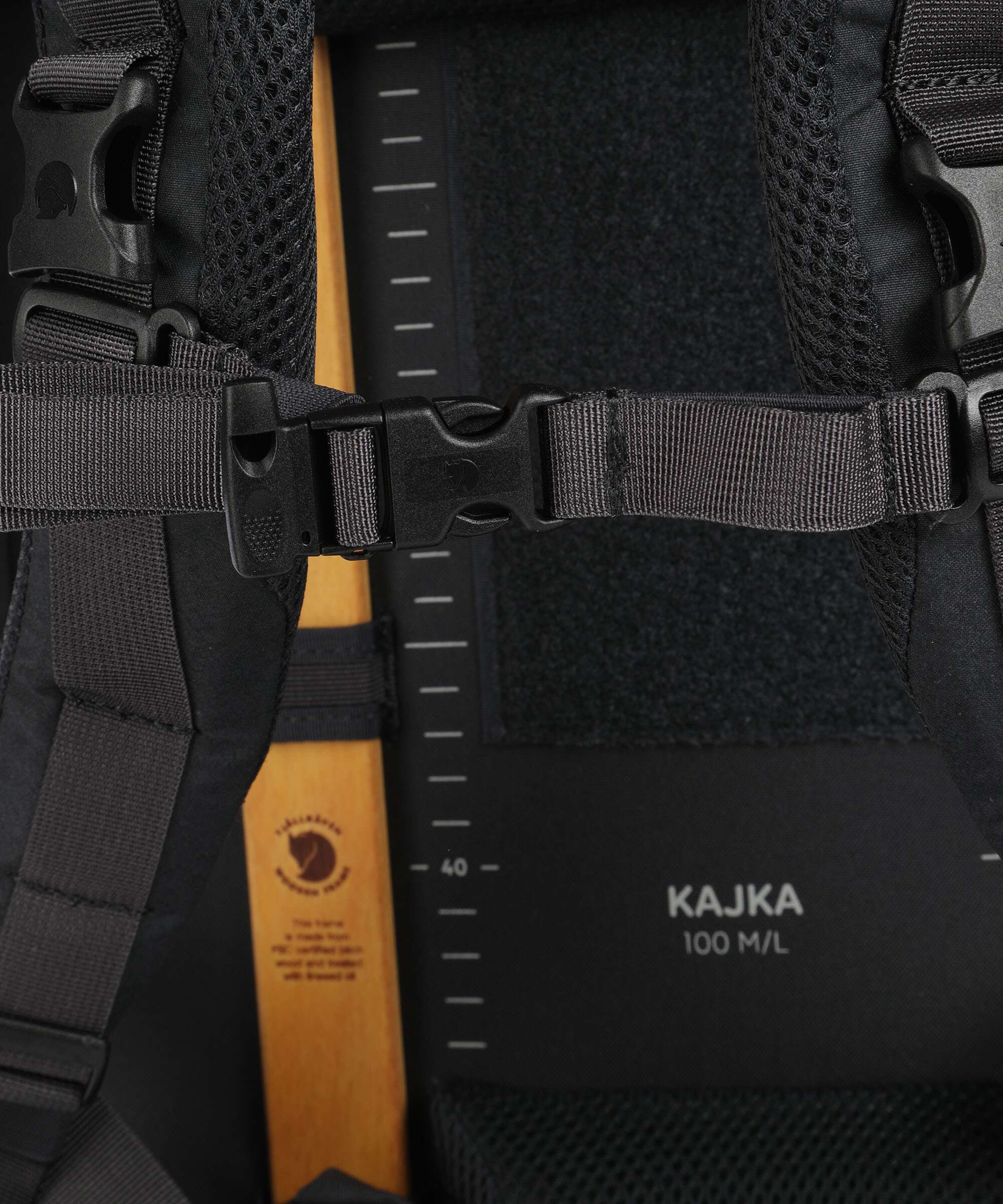Fjällräven Kajka 100 Plecak trekkingowy coal black - Image 3