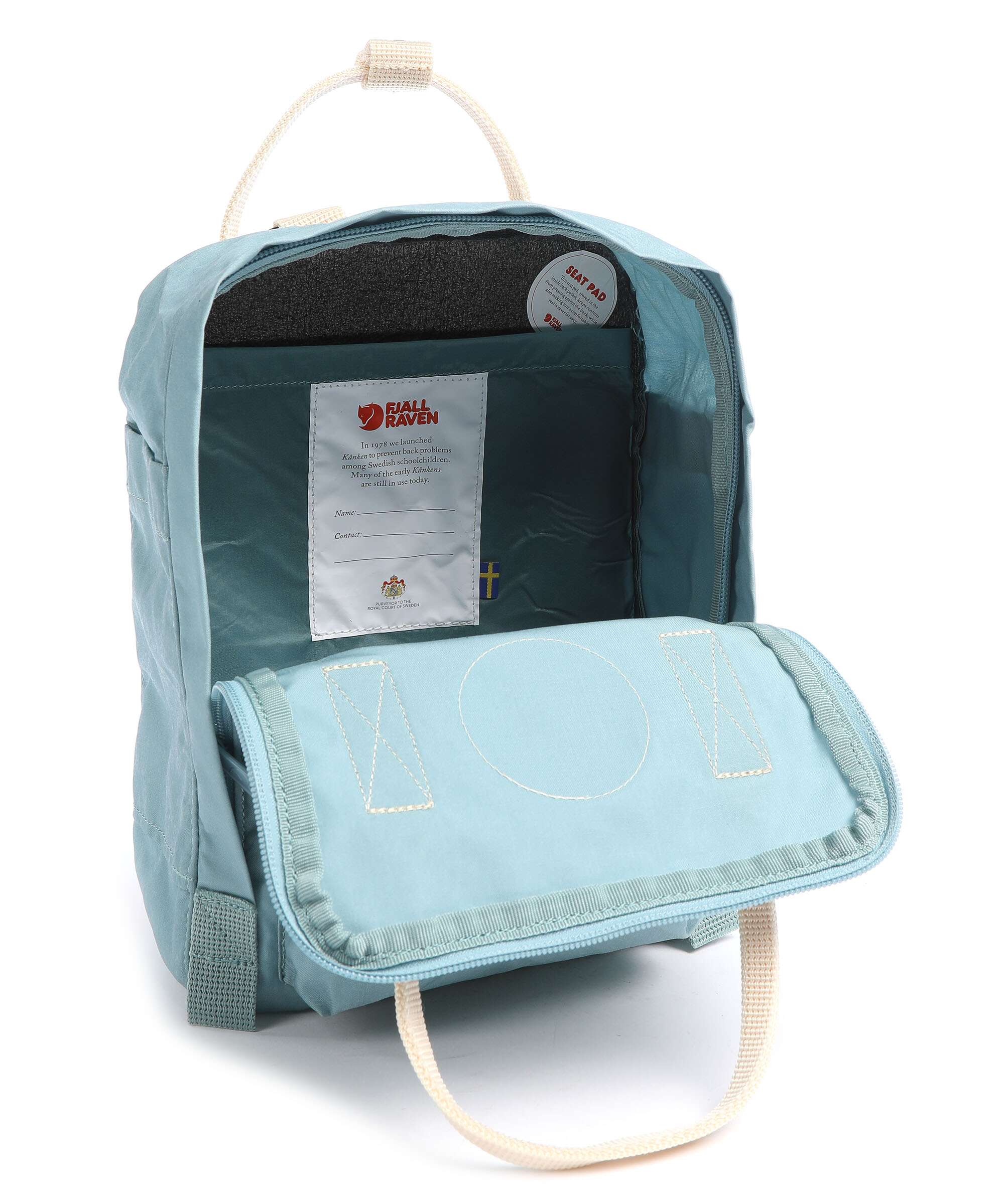 Fjällräven Kånken Mini Plecak sky blue/light oak - Image 5