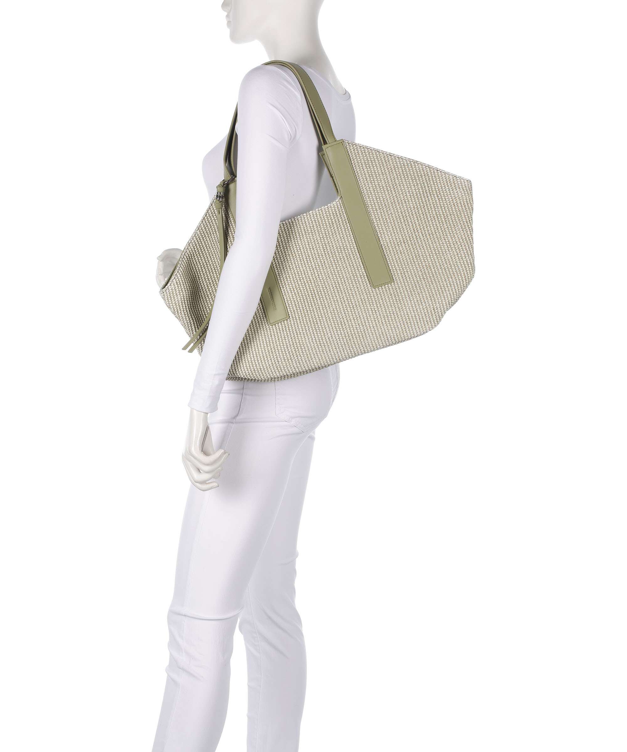 FredsBruder City-Beach-Repeat Torba na zakupy olive - Image 3