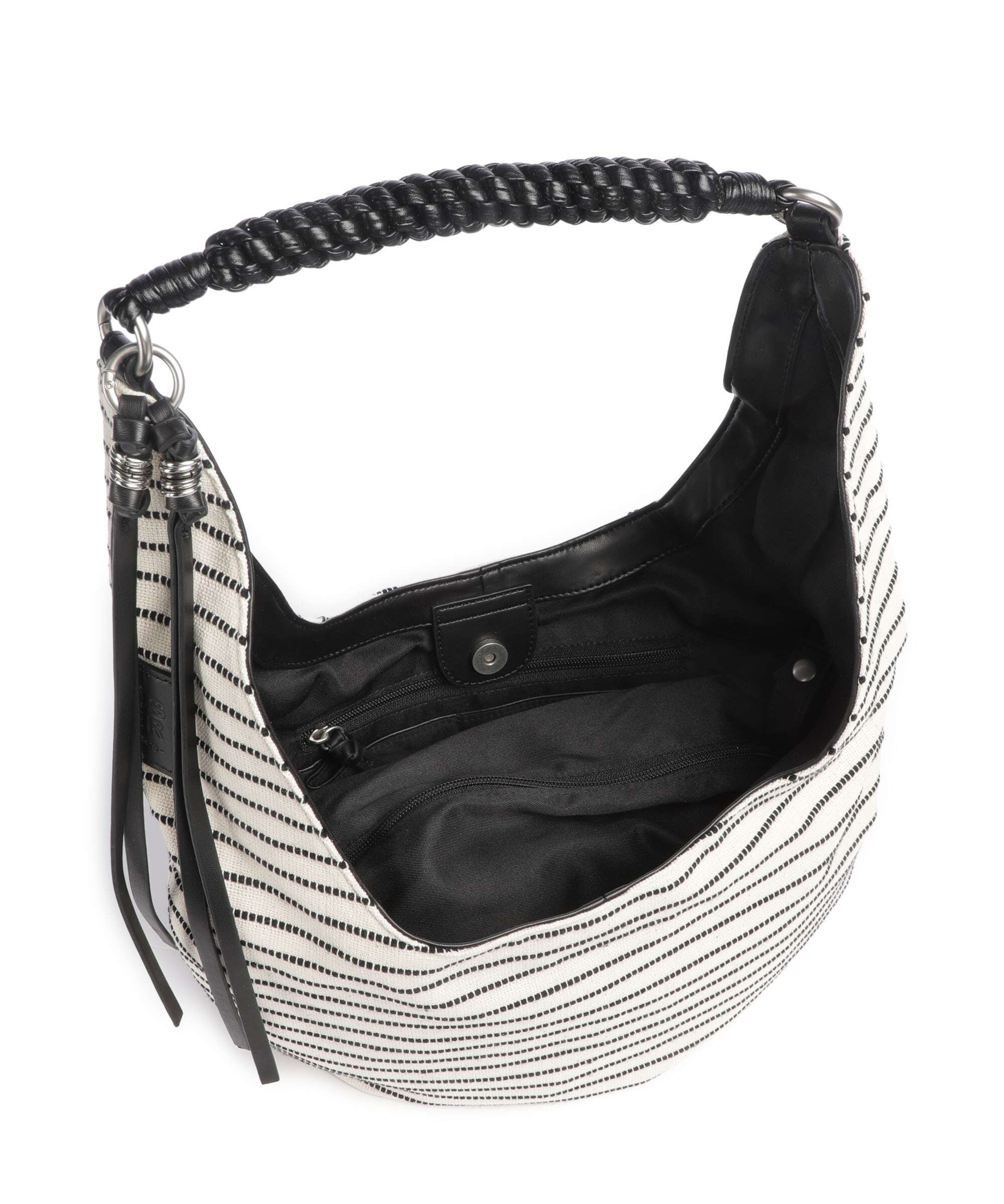 FredsBruder For Lovers Midi Torebka worek black - Image 7