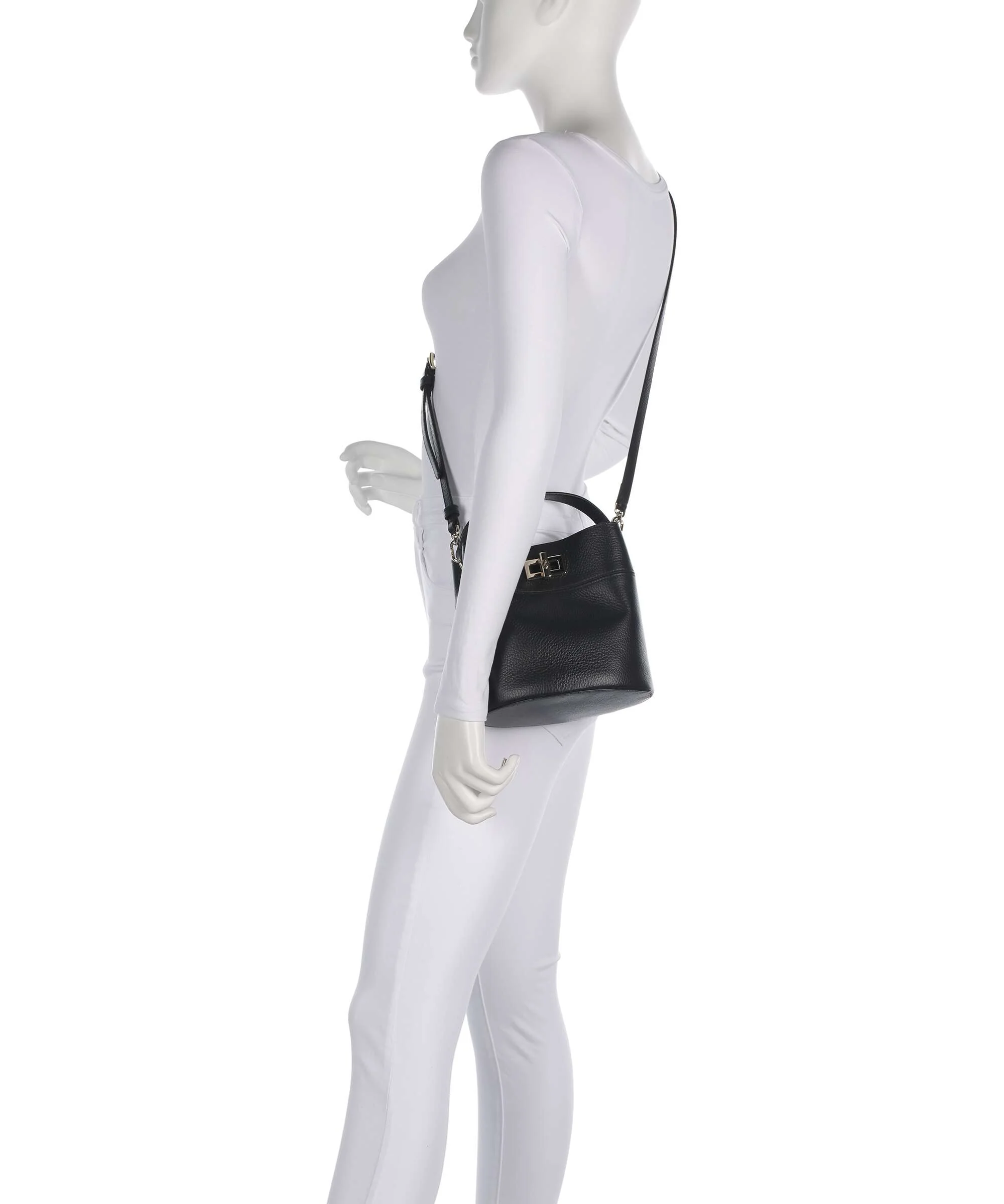 Furla Amelia Mini Torebka worek nero - Image 3
