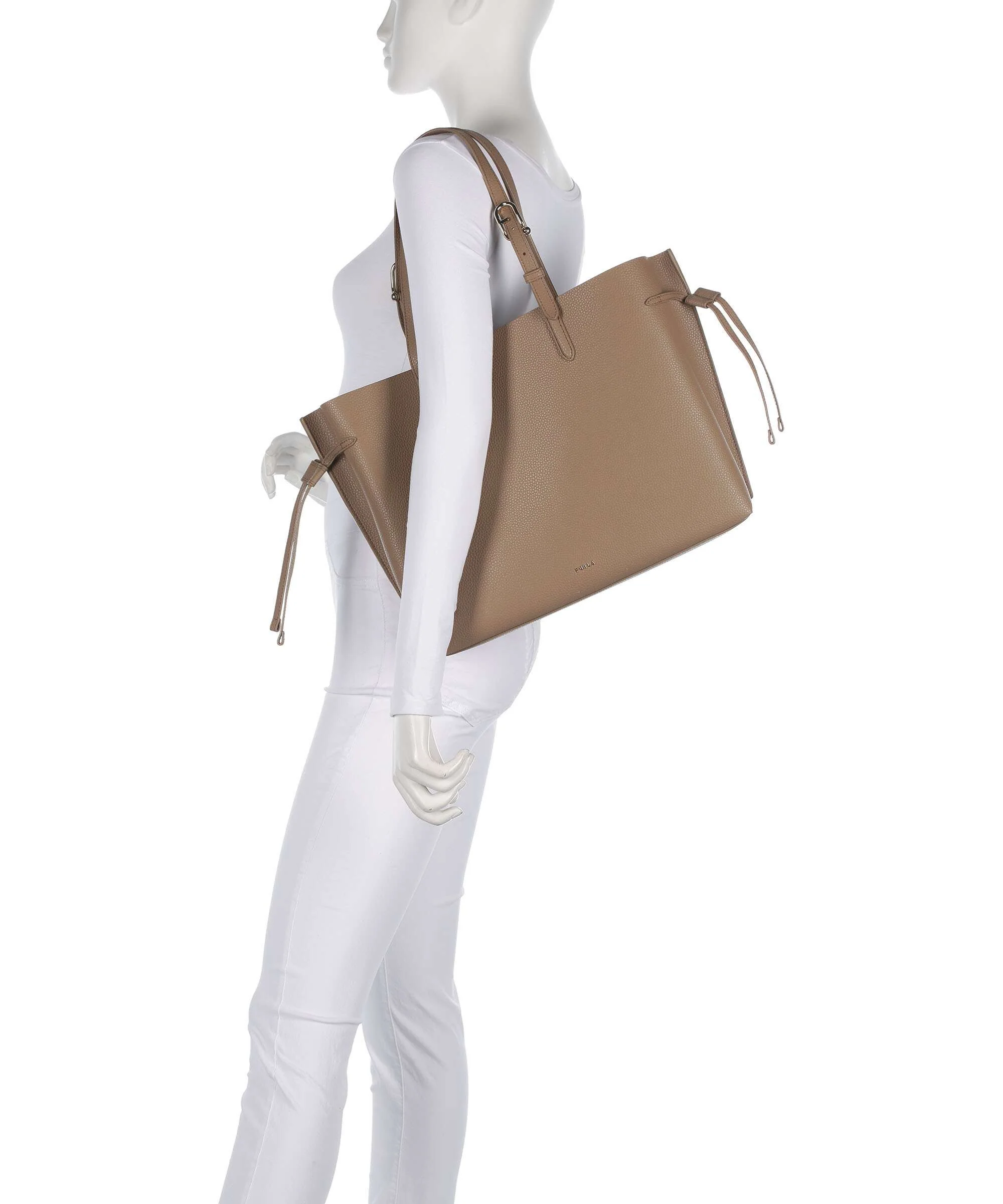 Furla Ava L Torba na zakupy toffee/nero - Image 3