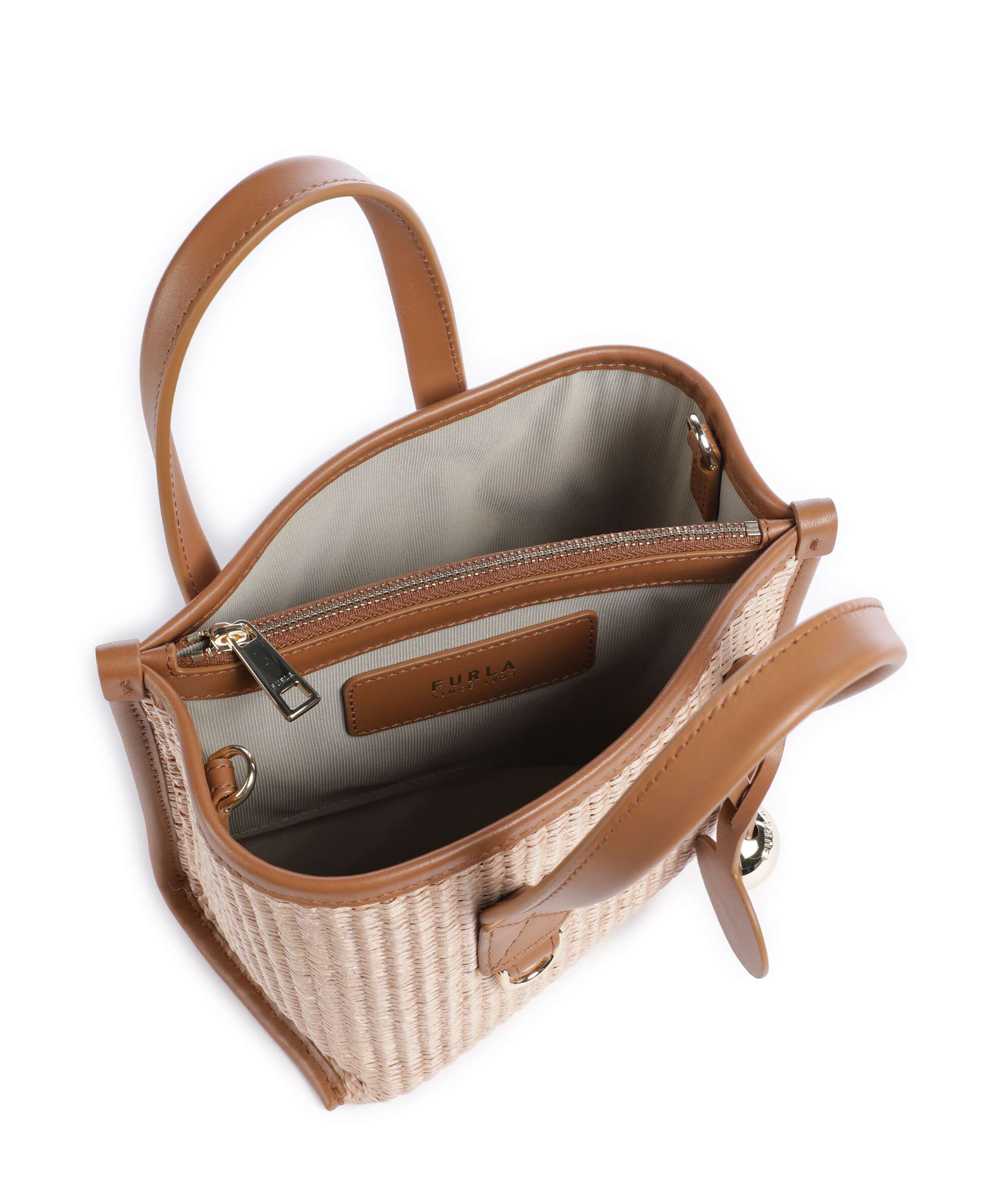Furla Divide It Mini Torebka toni naturale/tabacco - Image 6