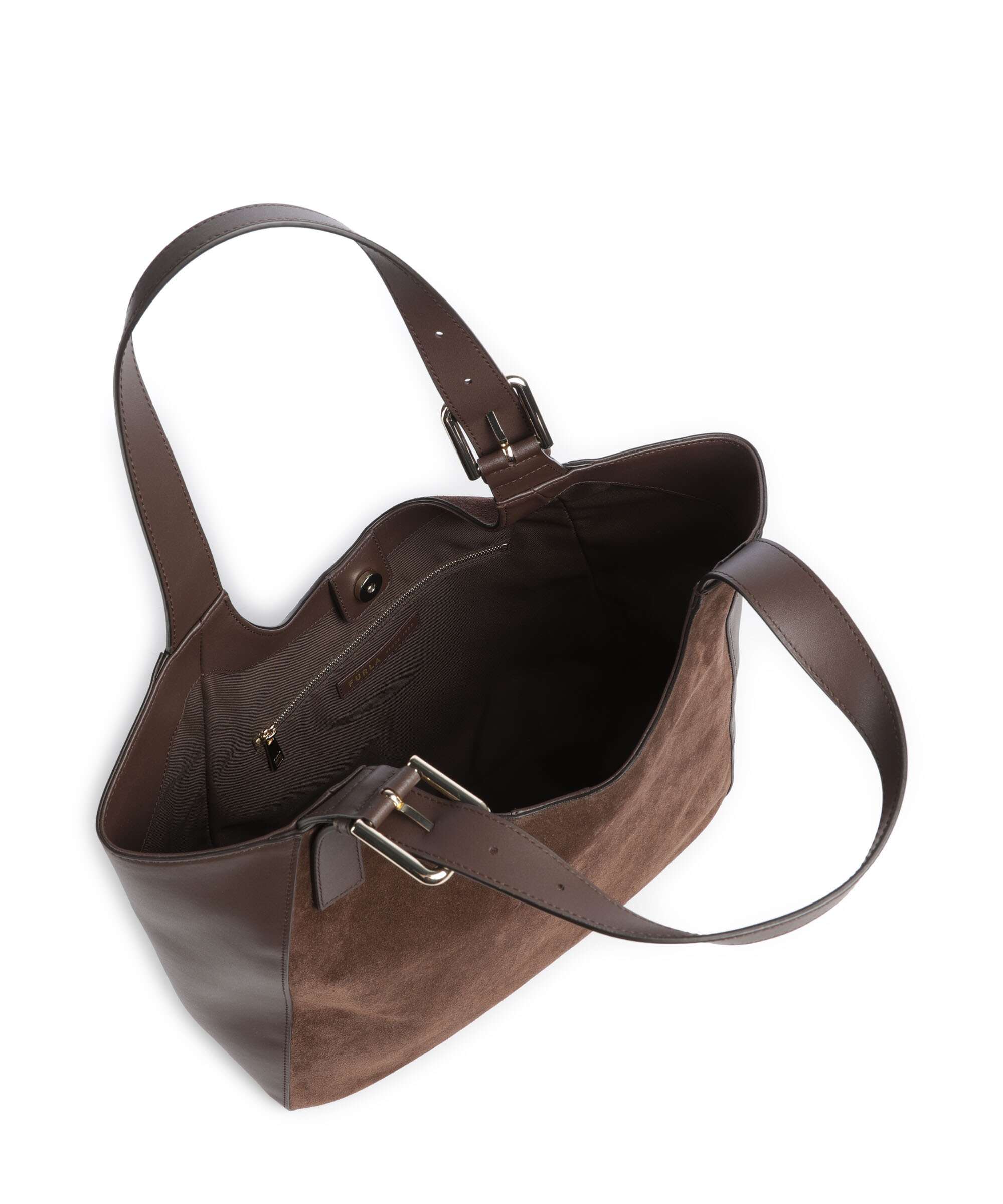 Furla Dora L Torba na zakupy toni cioccolato - Image 5