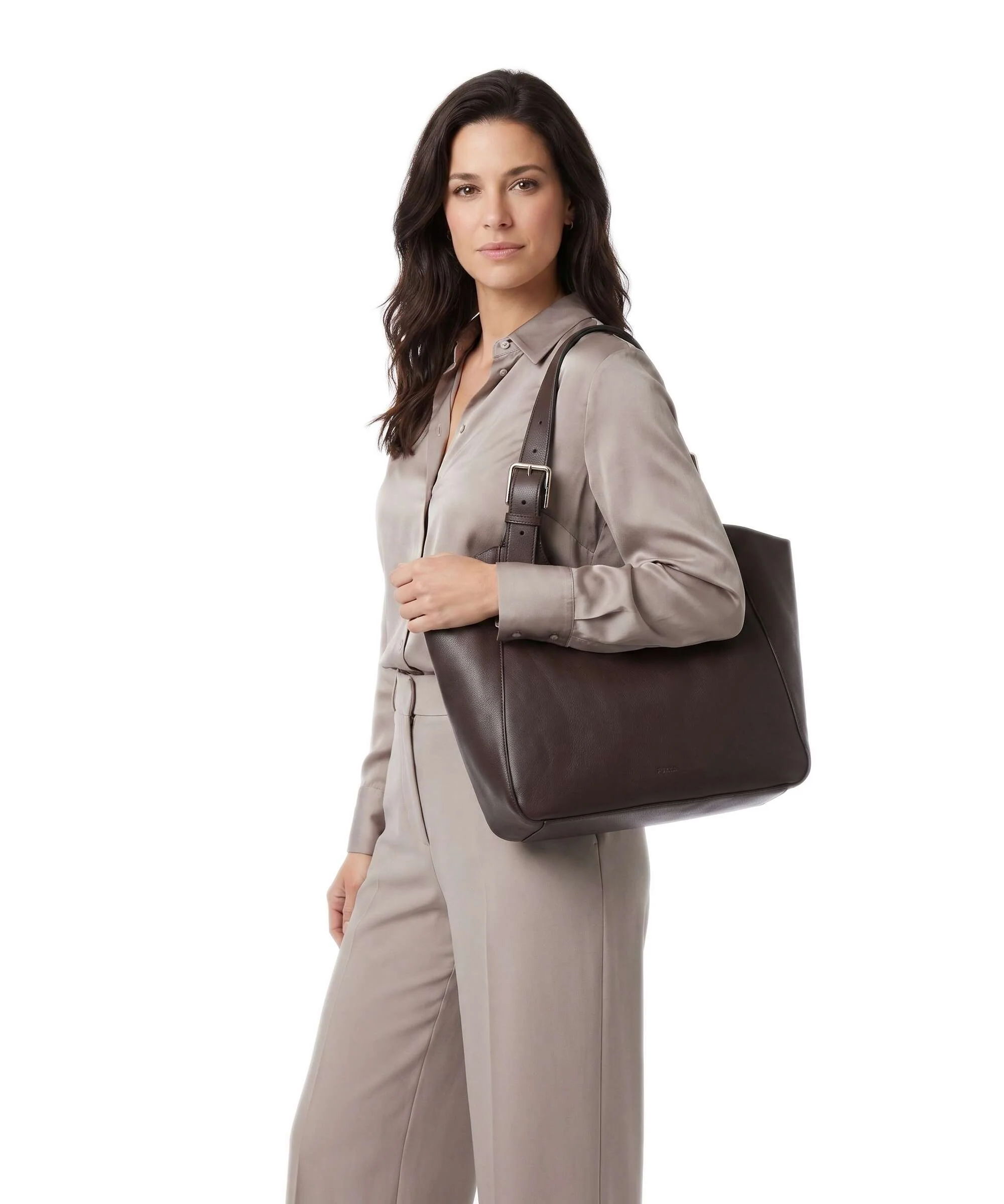 Furla Dora M Torba na zakupy dark cioccolato - Image 3