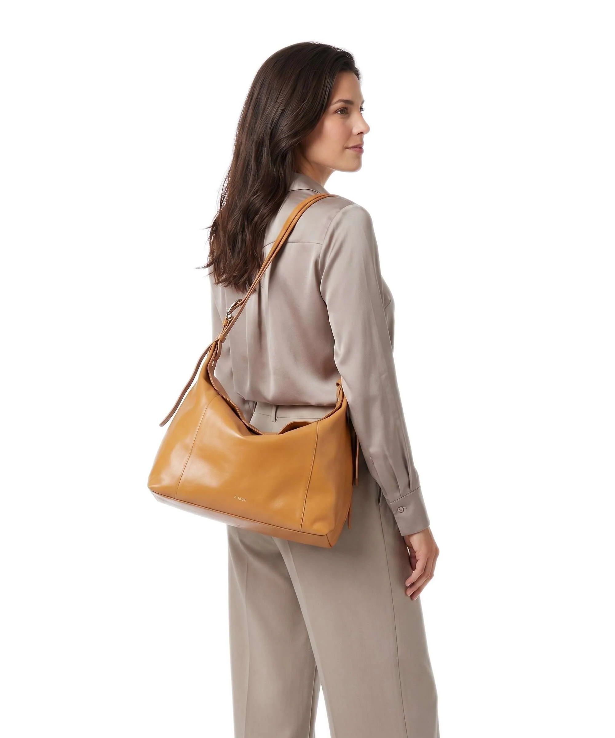 Furla Ginevra L Torebka worek cuir - Image 3