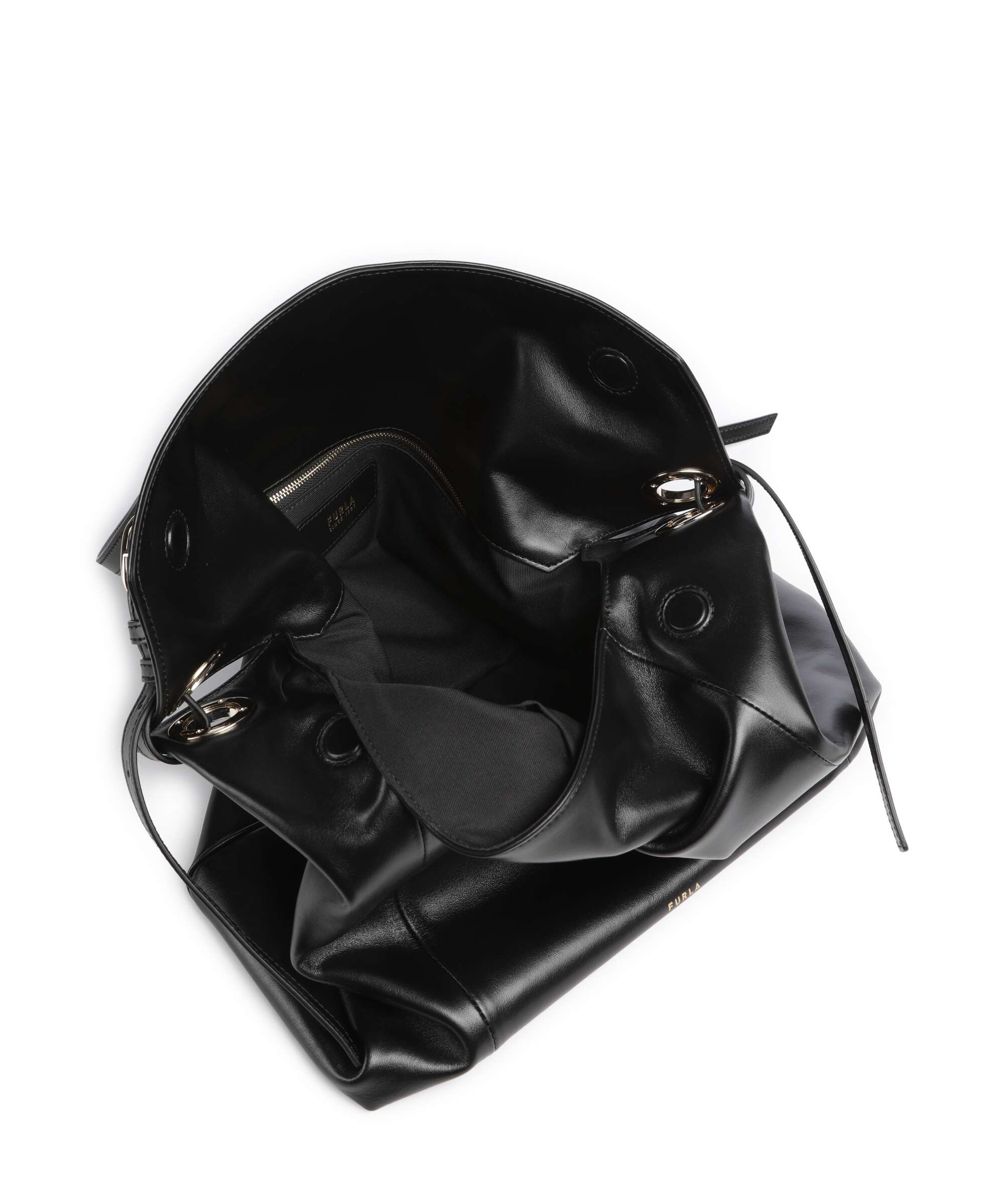 Furla Ginevra L Torebka worek nero - Image 5