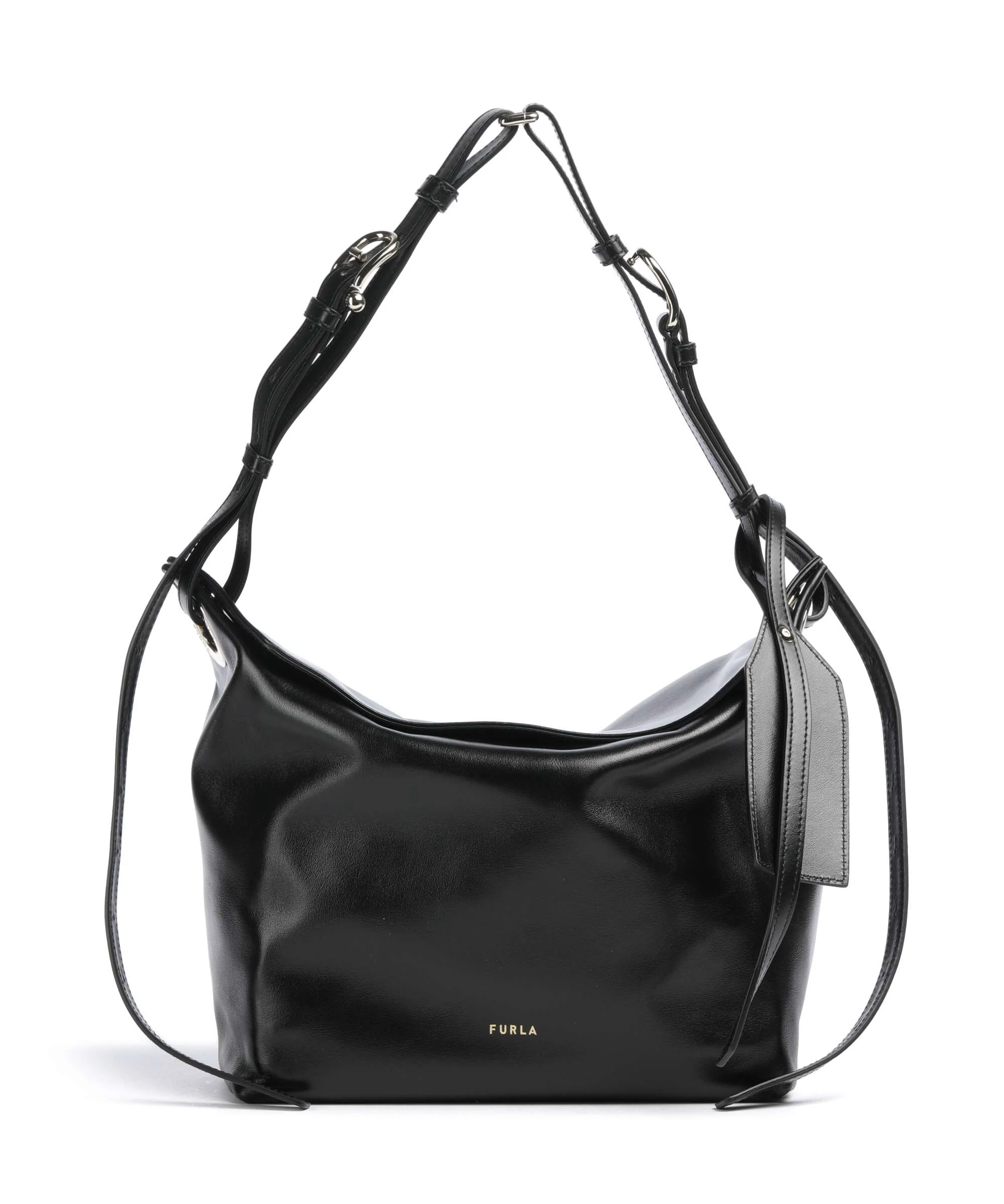 Furla Ginevra M Torebka worek nero