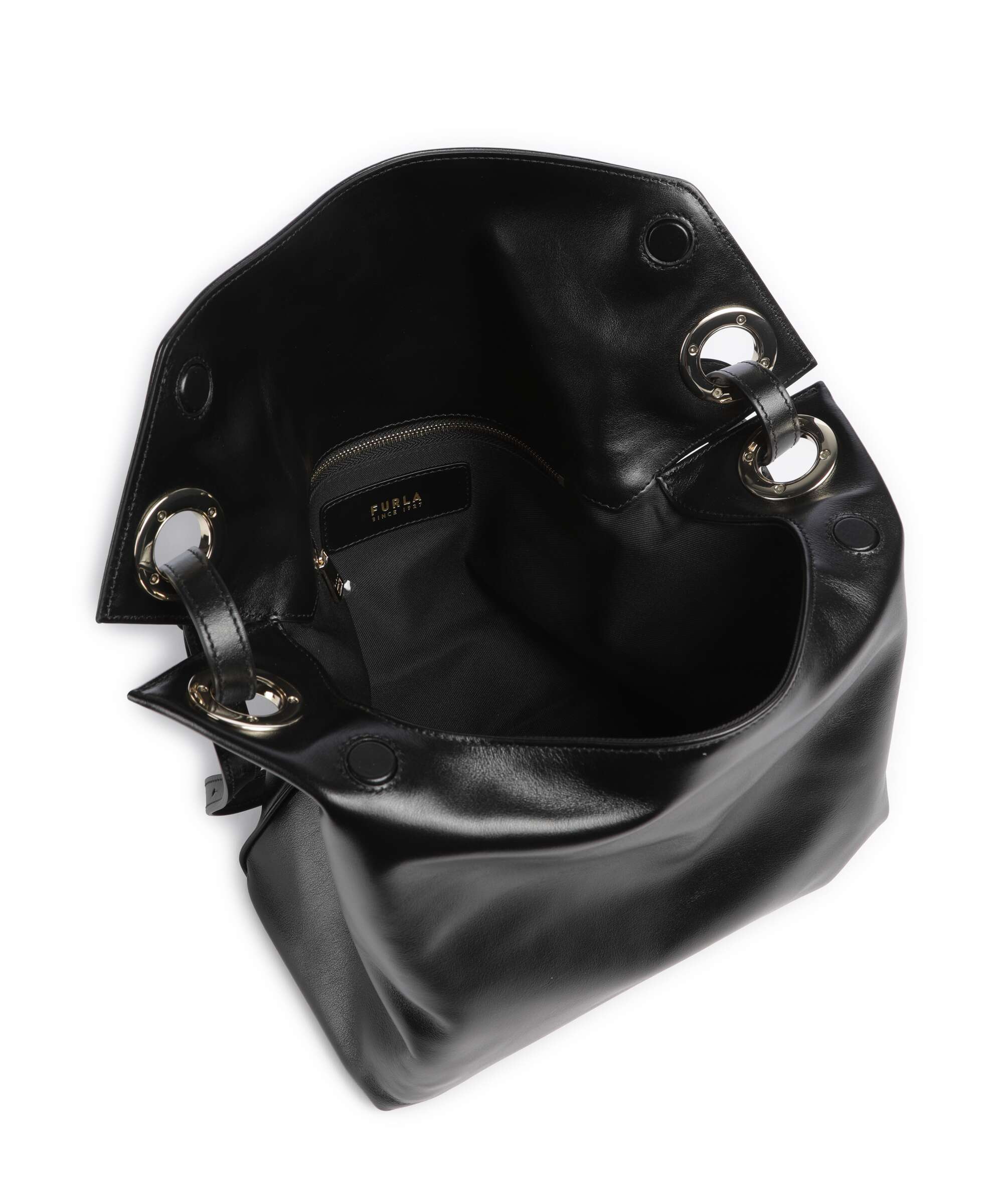 Furla Ginevra M Torebka worek nero - Image 5