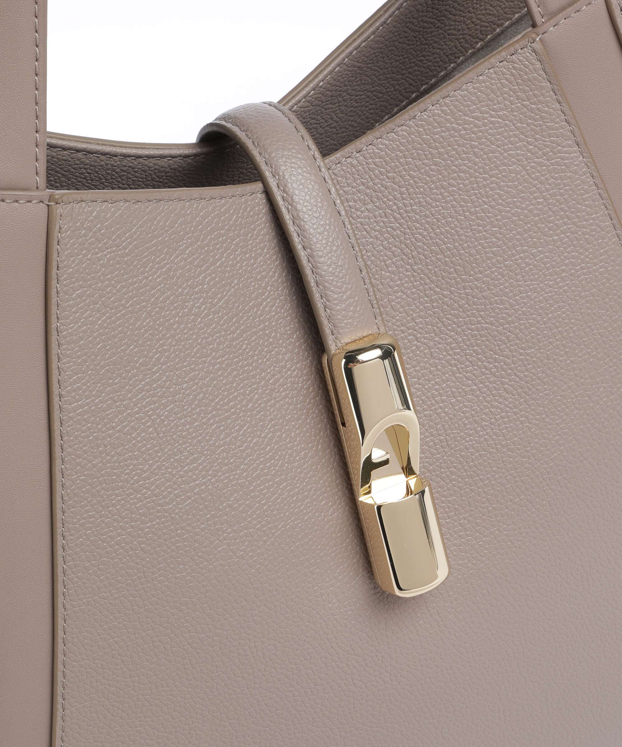 Furla Goccia L Torba na zakupy stucco gray/mauve - Image 4