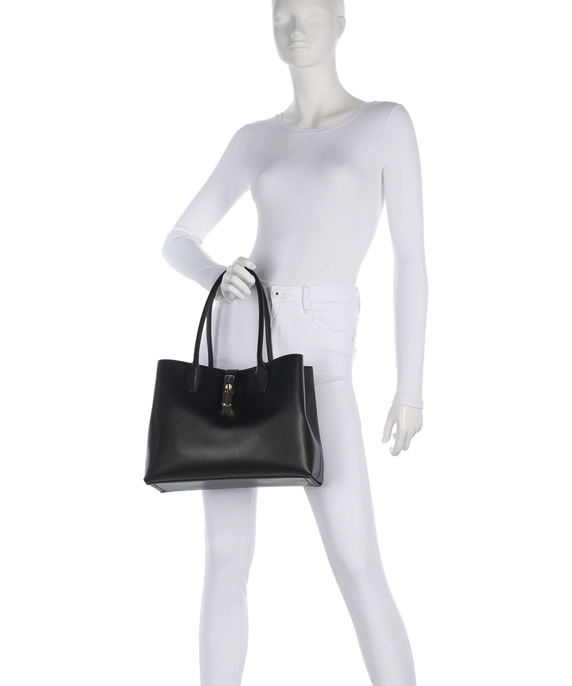 Furla Goccia M Torba na zakupy nero - Image 3