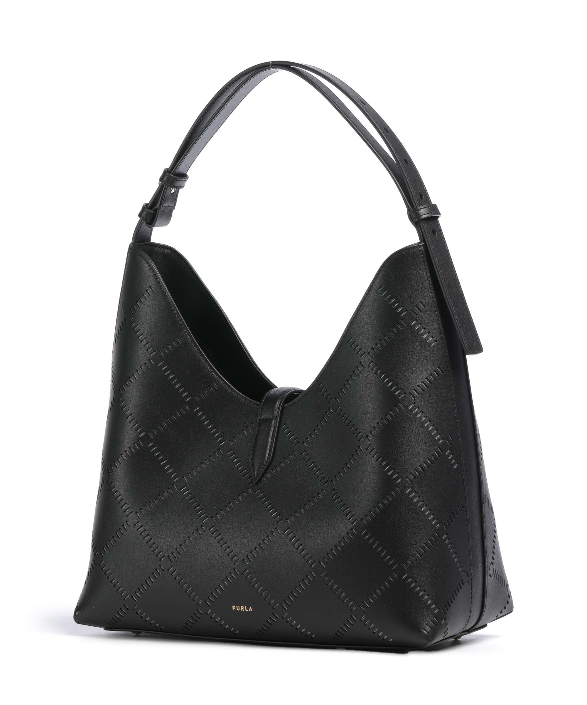 Furla Goccia M Torebka worek nero - Image 2