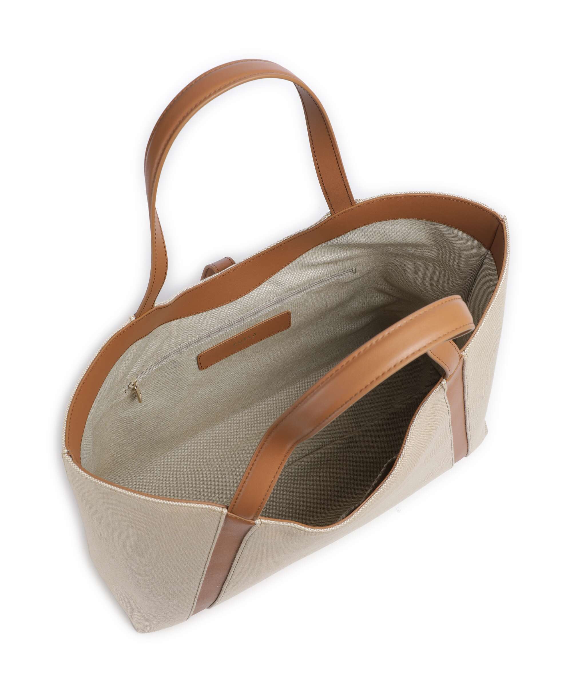 Furla Goccia XL Torba na zakupy naturale/brandy - Image 5