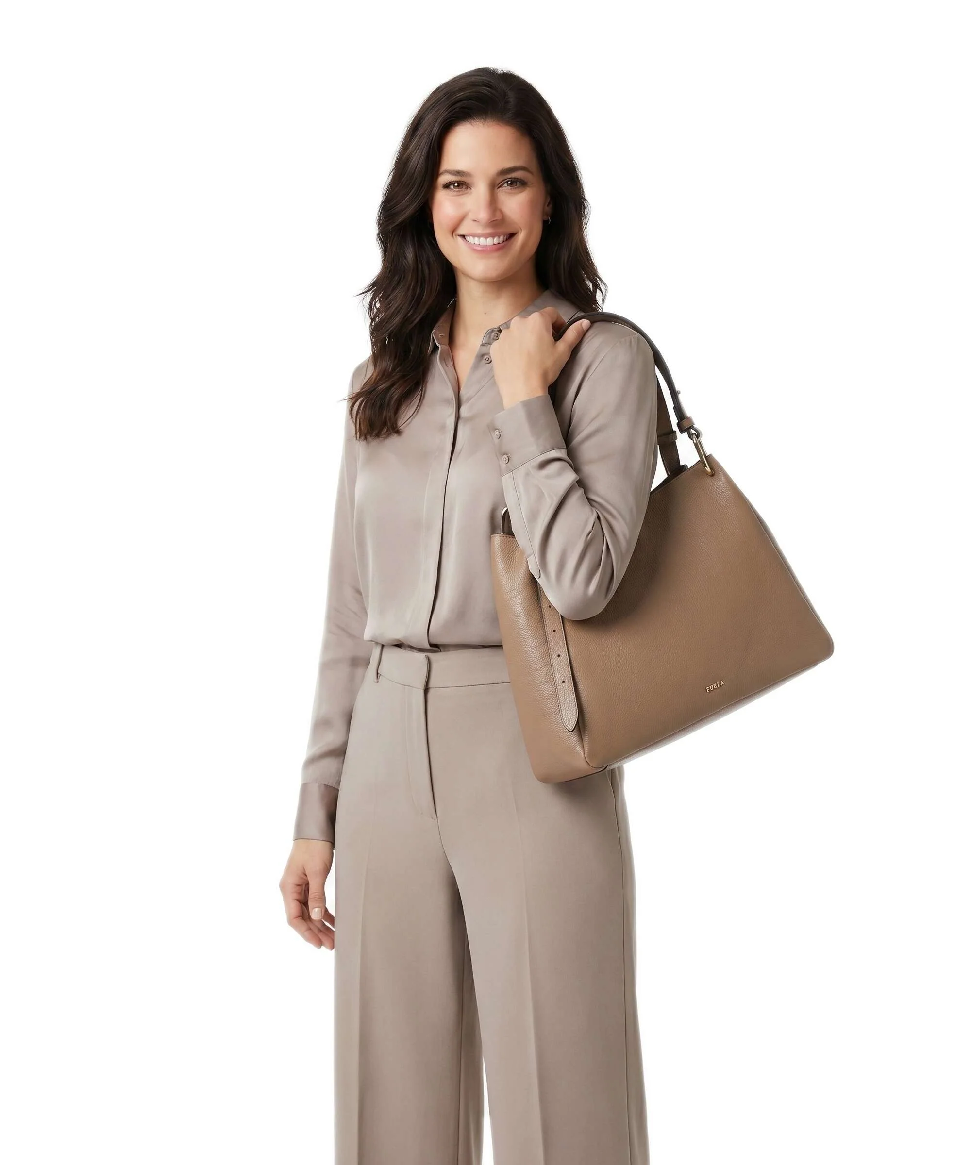 Furla Nuvola L Torebka worek toffee - Image 3