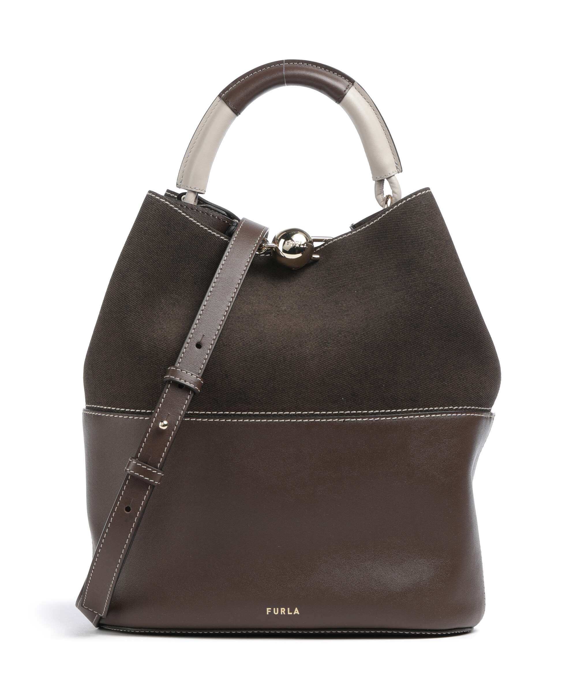 Furla Sfera S Torebka worek espresso/brown