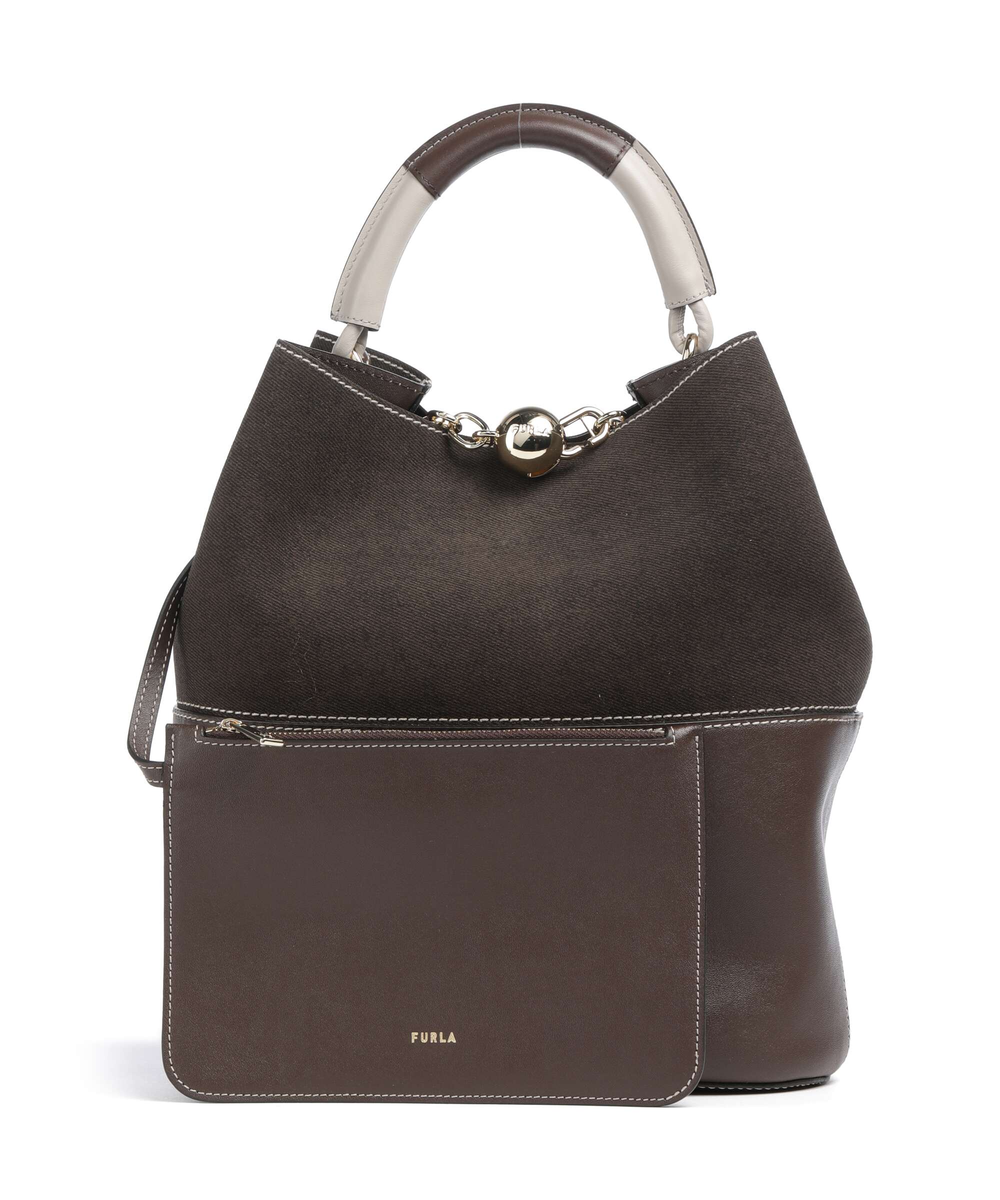 Furla Sfera S Torebka worek espresso/brown - Image 4