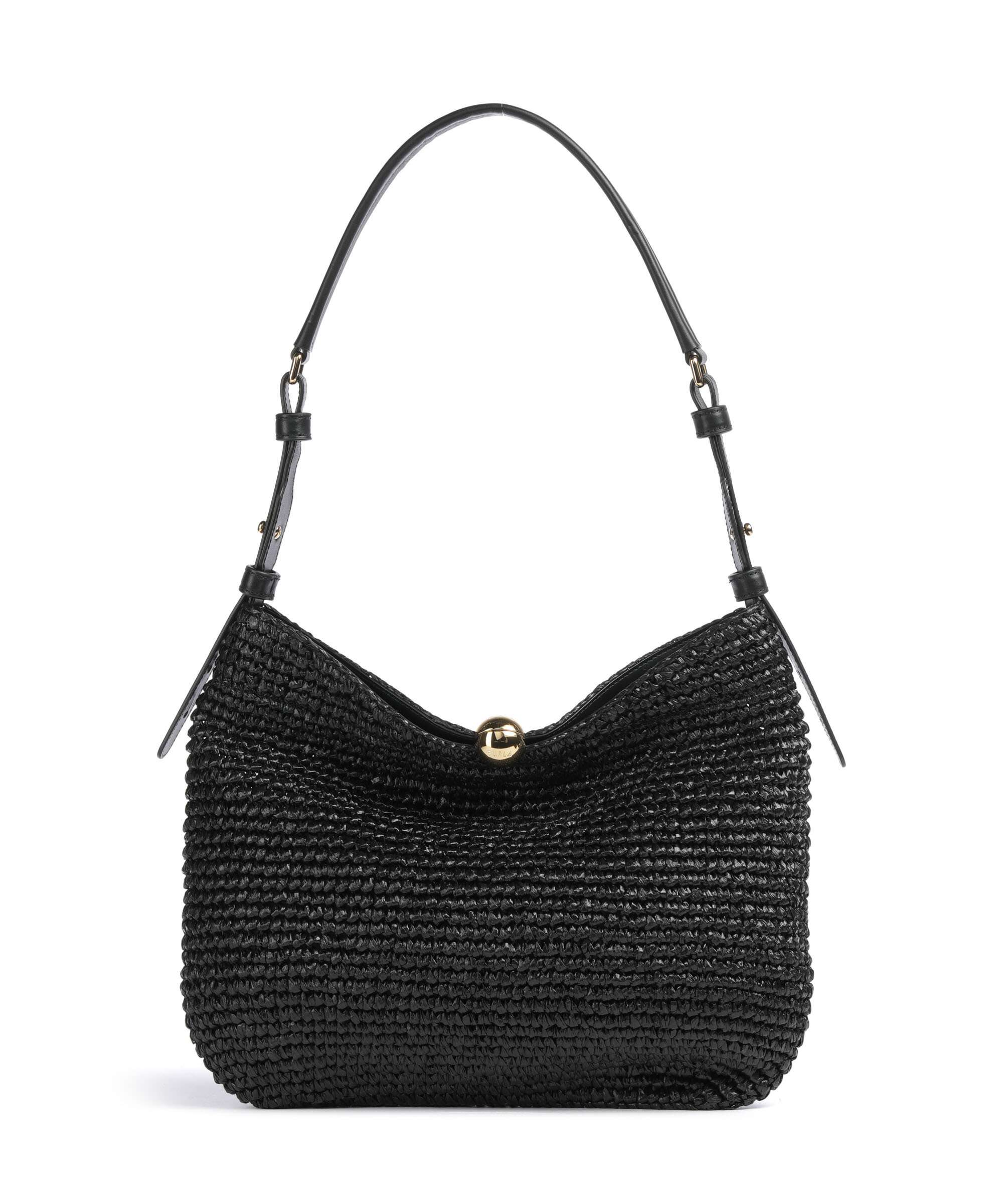 Furla Sfera Soft L Torebka worek nero