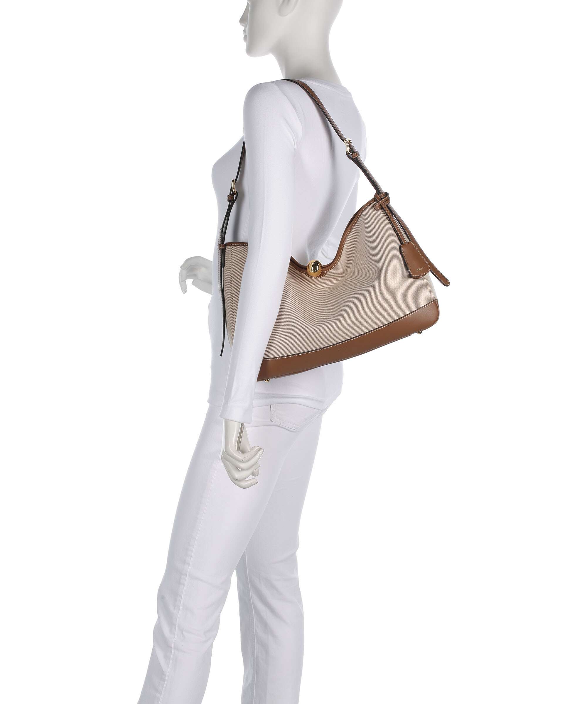 Furla Sfera Soft L Torebka worek toni cognac - Image 3