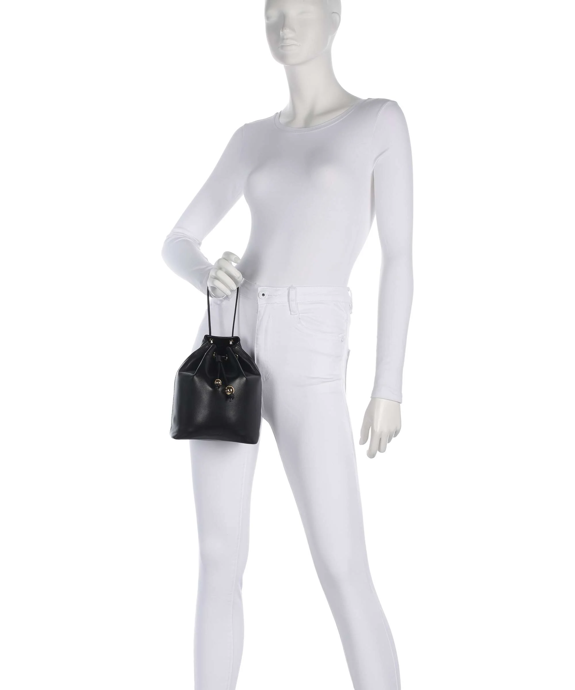 Furla Sfera Soft Mini Torebka worek nero - Image 3